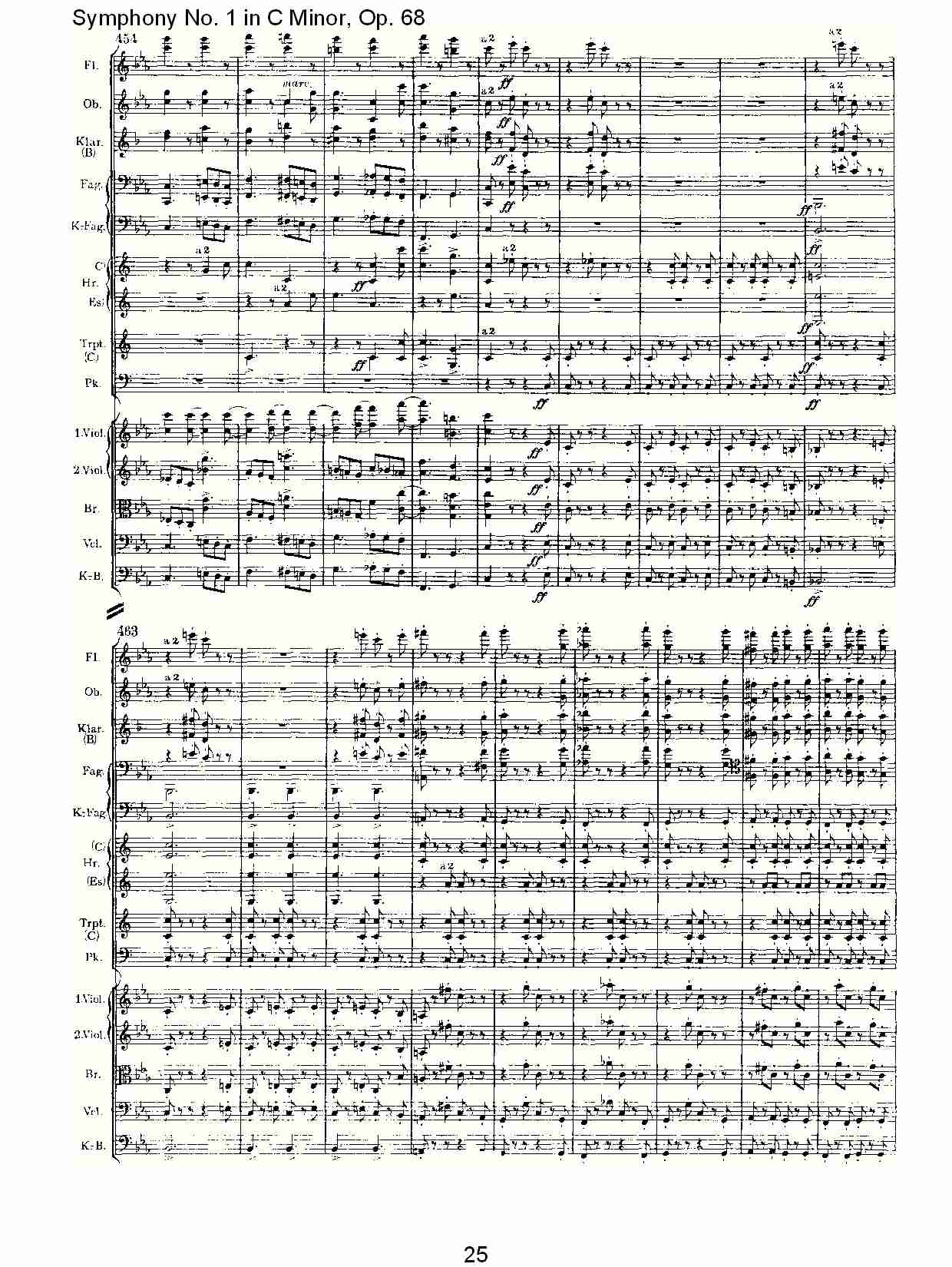 C小调第一交响曲, Op.68 第一乐章（五）.总谱（图5）