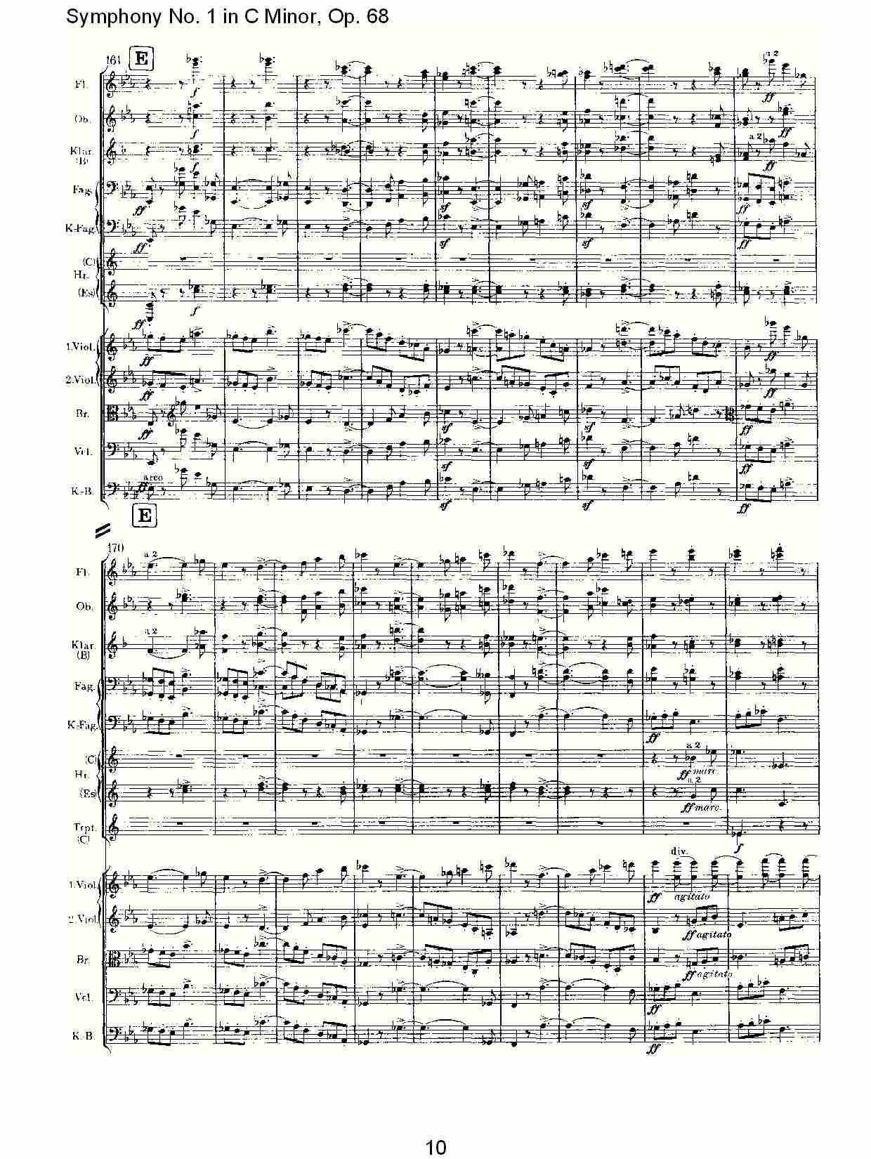 C小调第一交响曲, Op.68 第一乐章（二）.总谱（图5）