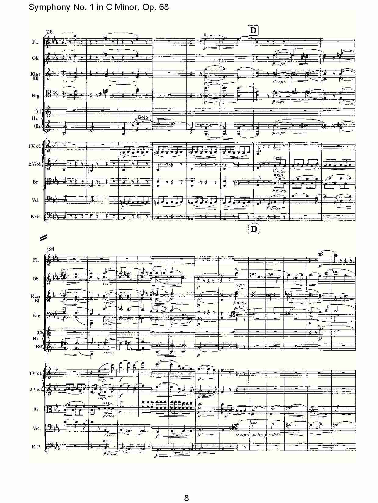 C小调第一交响曲, Op.68 第一乐章（二）.总谱（图3）