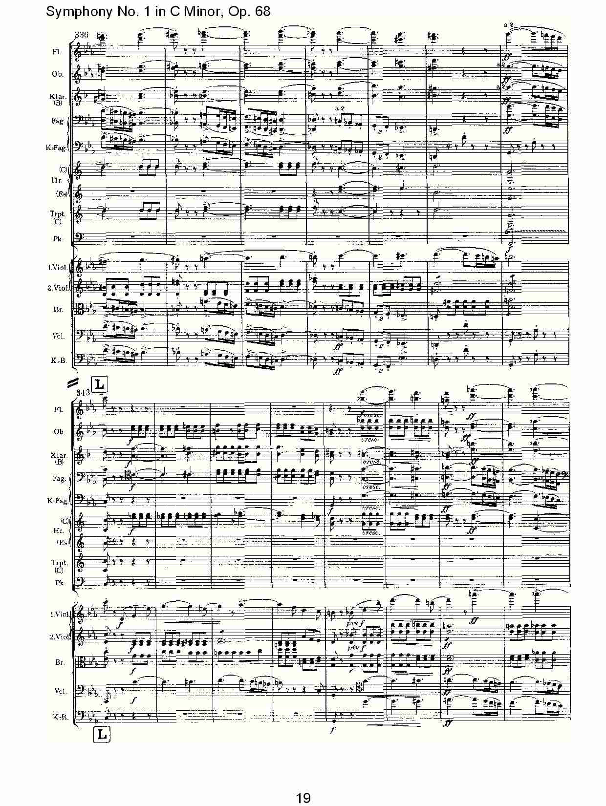 C小调第一交响曲, Op.68 第一乐章（四）.总谱（图4）