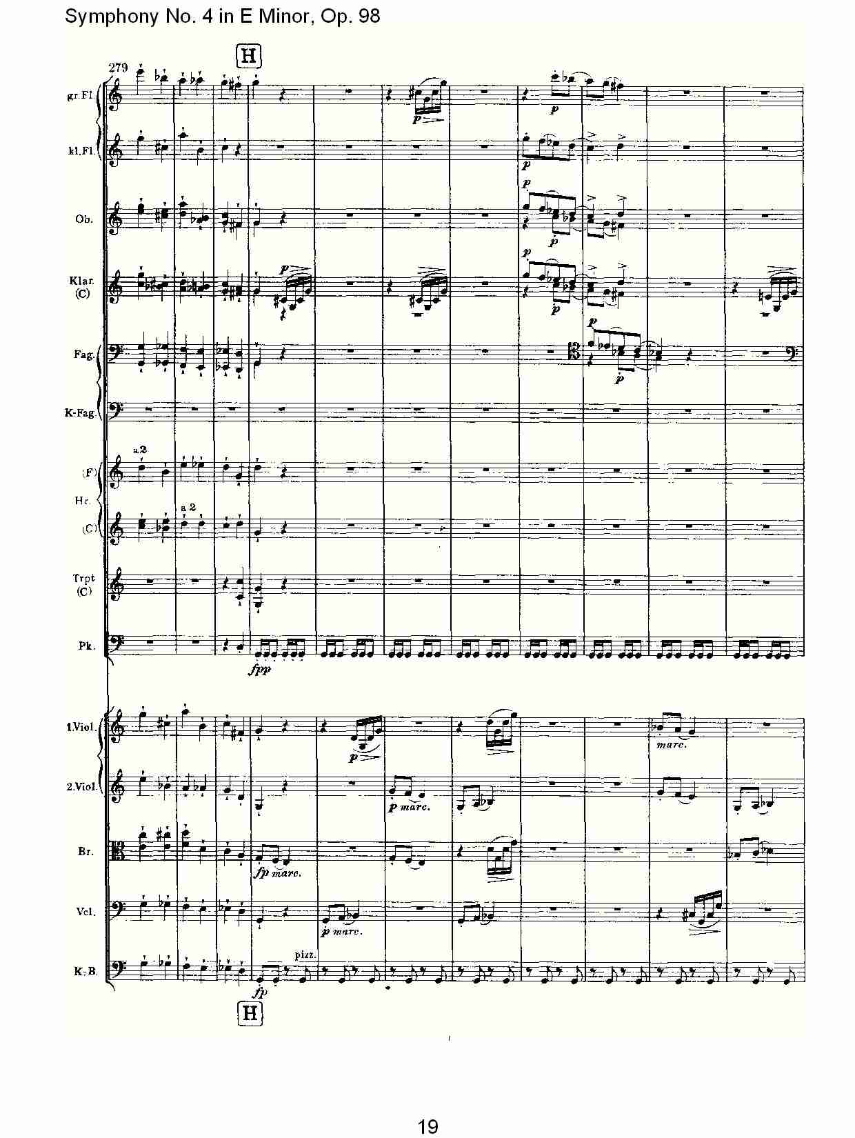 E小调第四交响曲, Op.98第三乐章（四）总谱（图4）