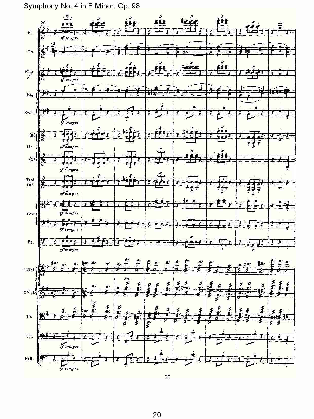 E小调第四交响曲, Op.98第四乐章（四）总谱（图5）