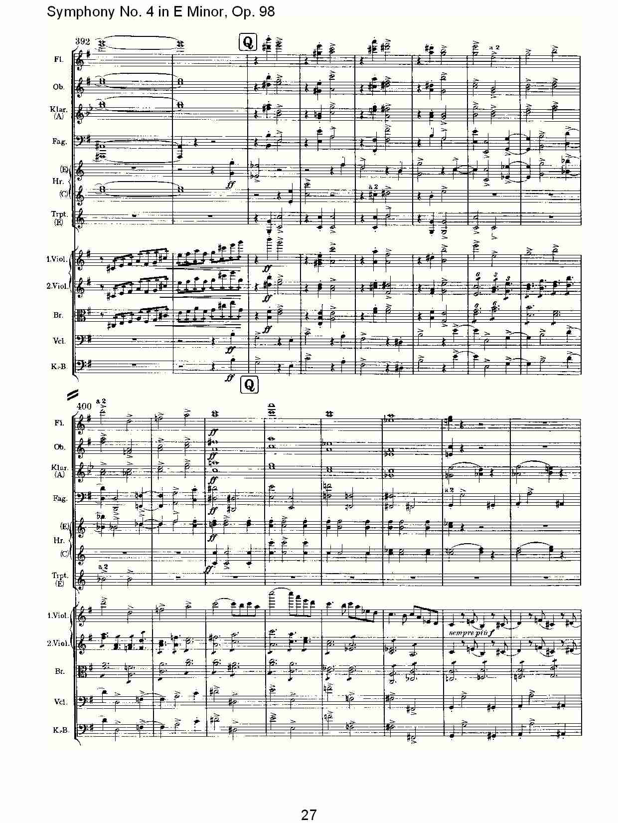 E小调第四交响曲, Op.98第一乐章（六）总谱（图2）