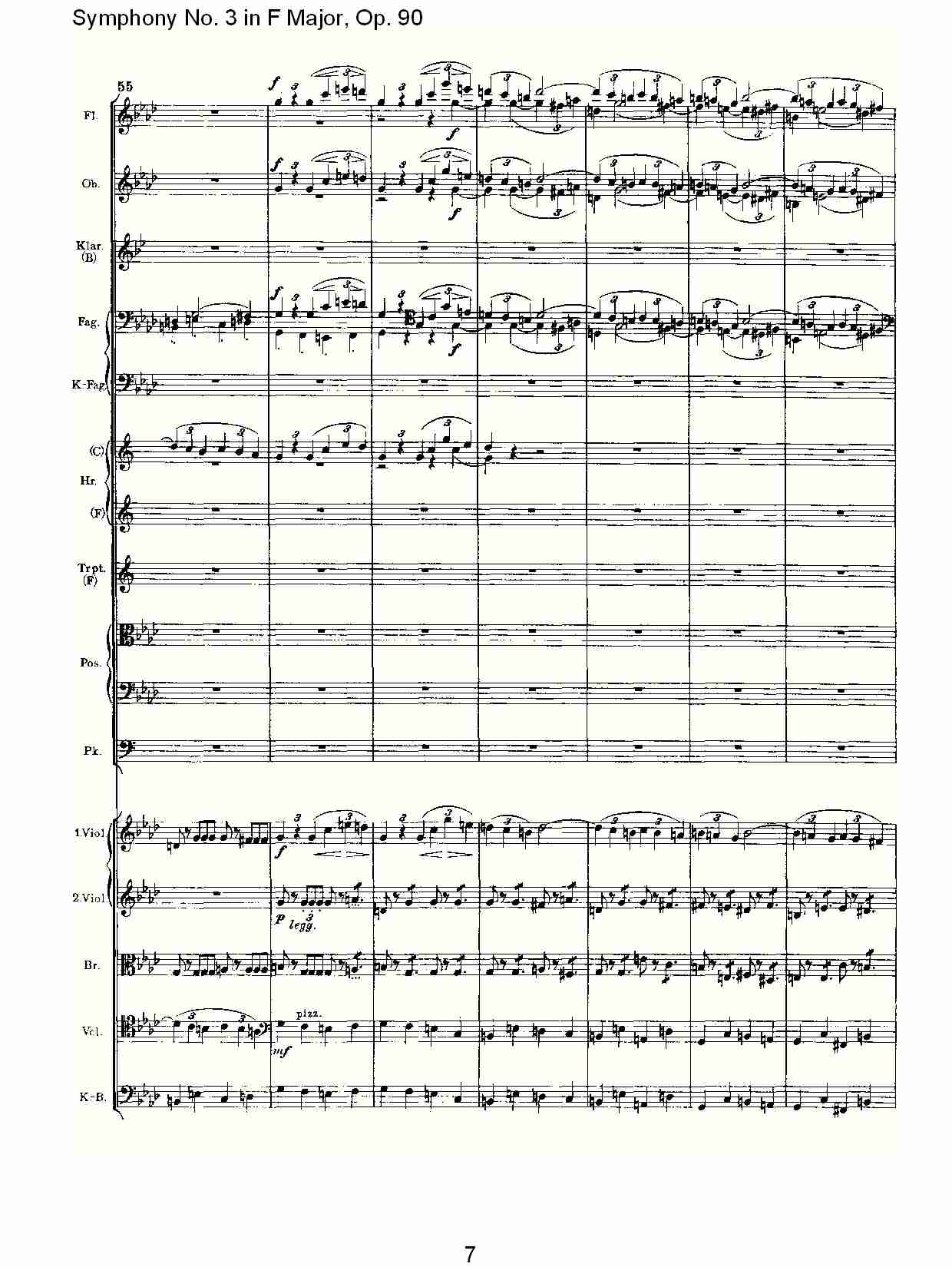 F大调第三交响曲, Op.90第四乐章（二）总谱（图2）