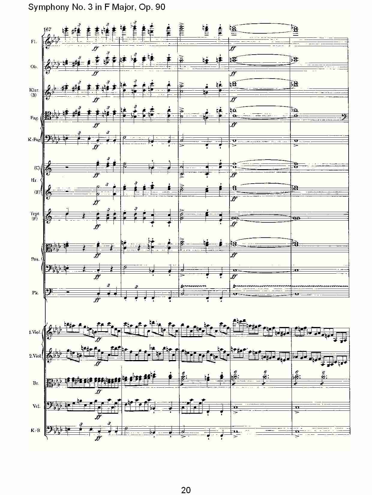 F大调第三交响曲, Op.90第四乐章（四）总谱（图5）