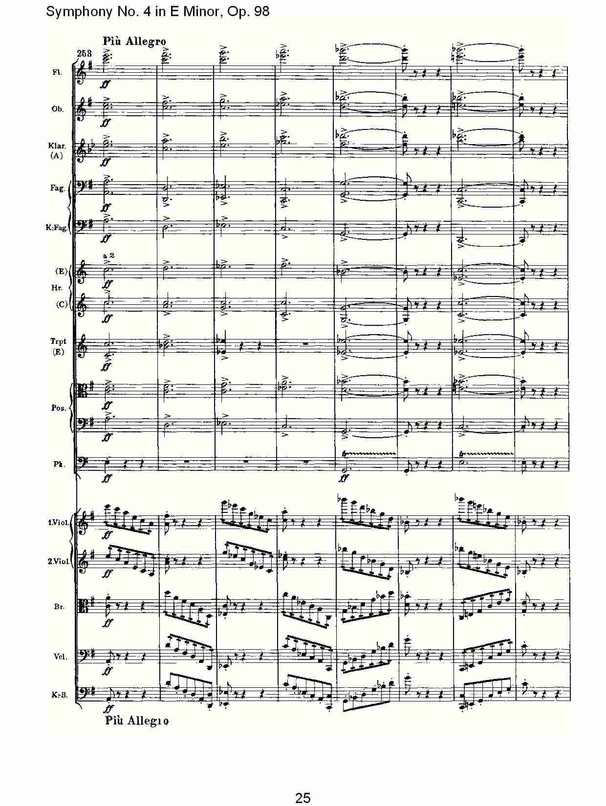 E小调第四交响曲, Op.98第四乐章（五）总谱（图5）