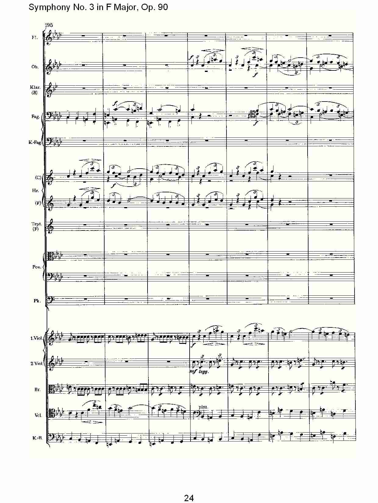 F大调第三交响曲, Op.90第四乐章（五）总谱（图4）