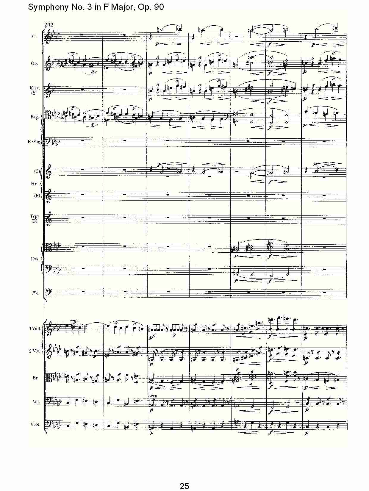 F大调第三交响曲, Op.90第四乐章（五）总谱（图5）