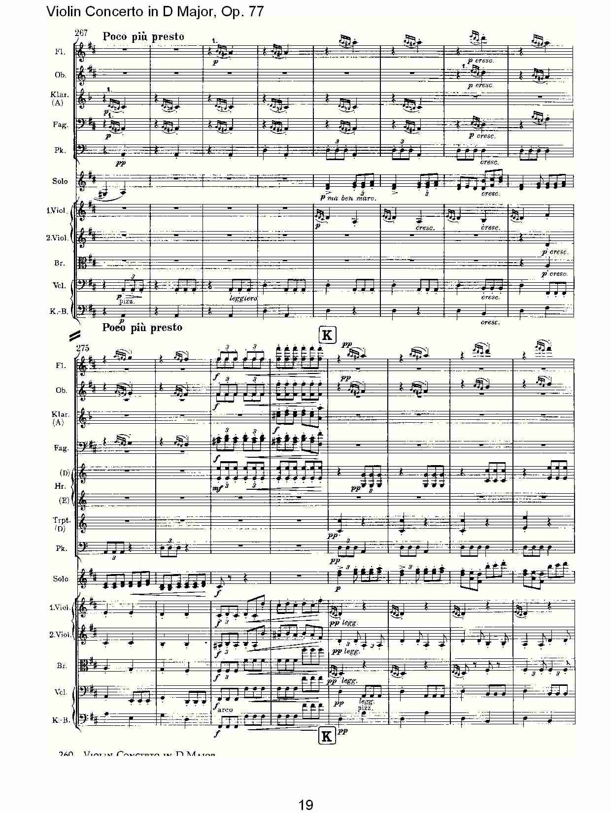 D大调小提琴协奏曲, Op.77第三乐章（四）总谱（图4）