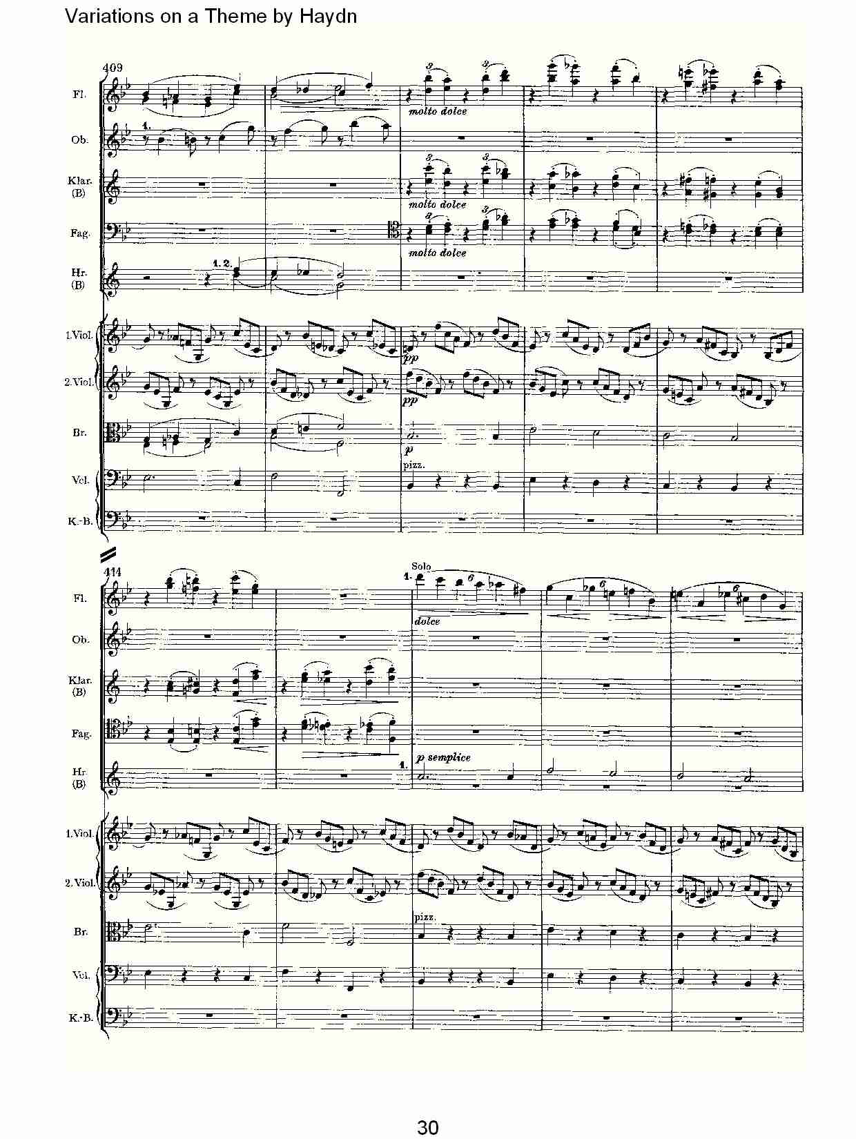 Variations on a Theme by Haydn   海顿主旋律变奏曲（六）总谱（图5）