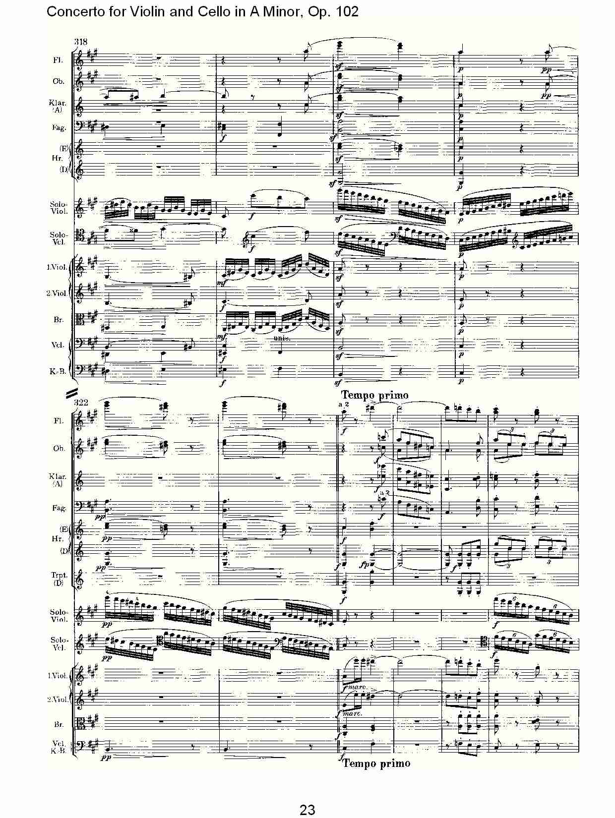 A小调小提琴与大提琴协奏曲, Op.102第三乐章（五）总谱（图3）