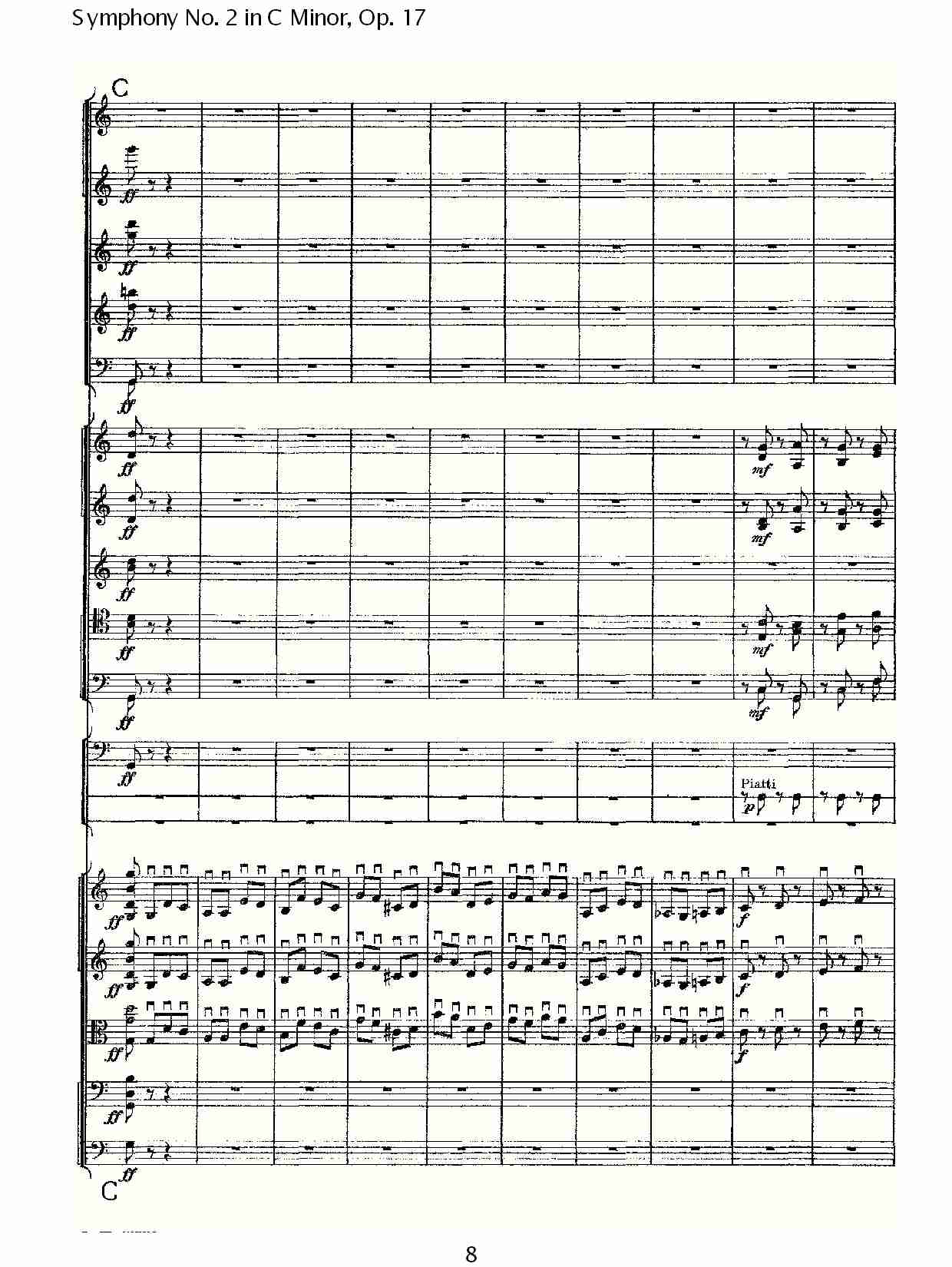 C小调第二交响曲, Op.17第四乐章（二）总谱（图3）