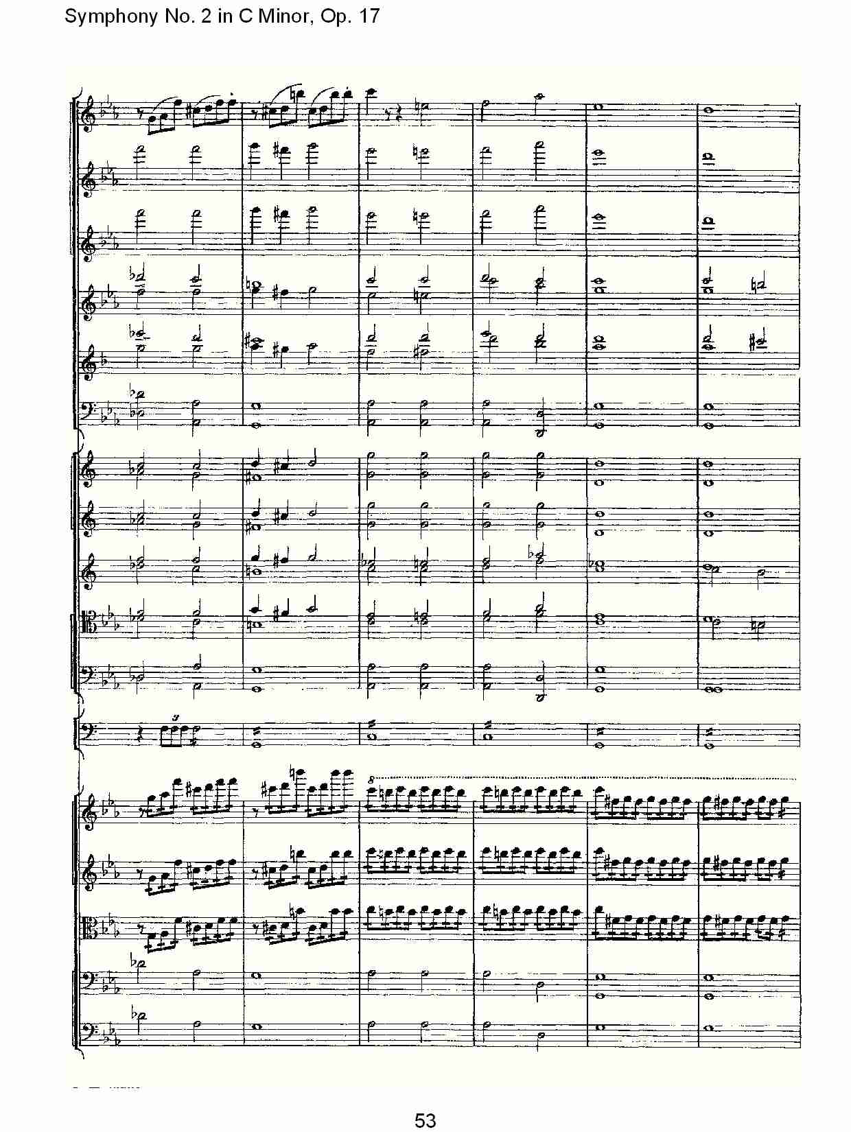 C小调第二交响曲, Op.17第一乐章（十一）总谱（图3）