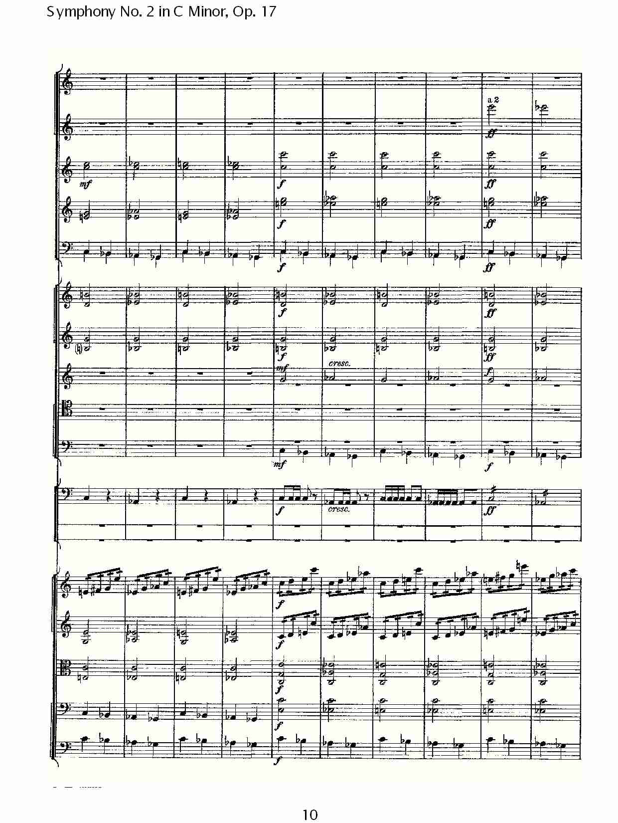 C小调第二交响曲, Op.17第四乐章（二）总谱（图5）