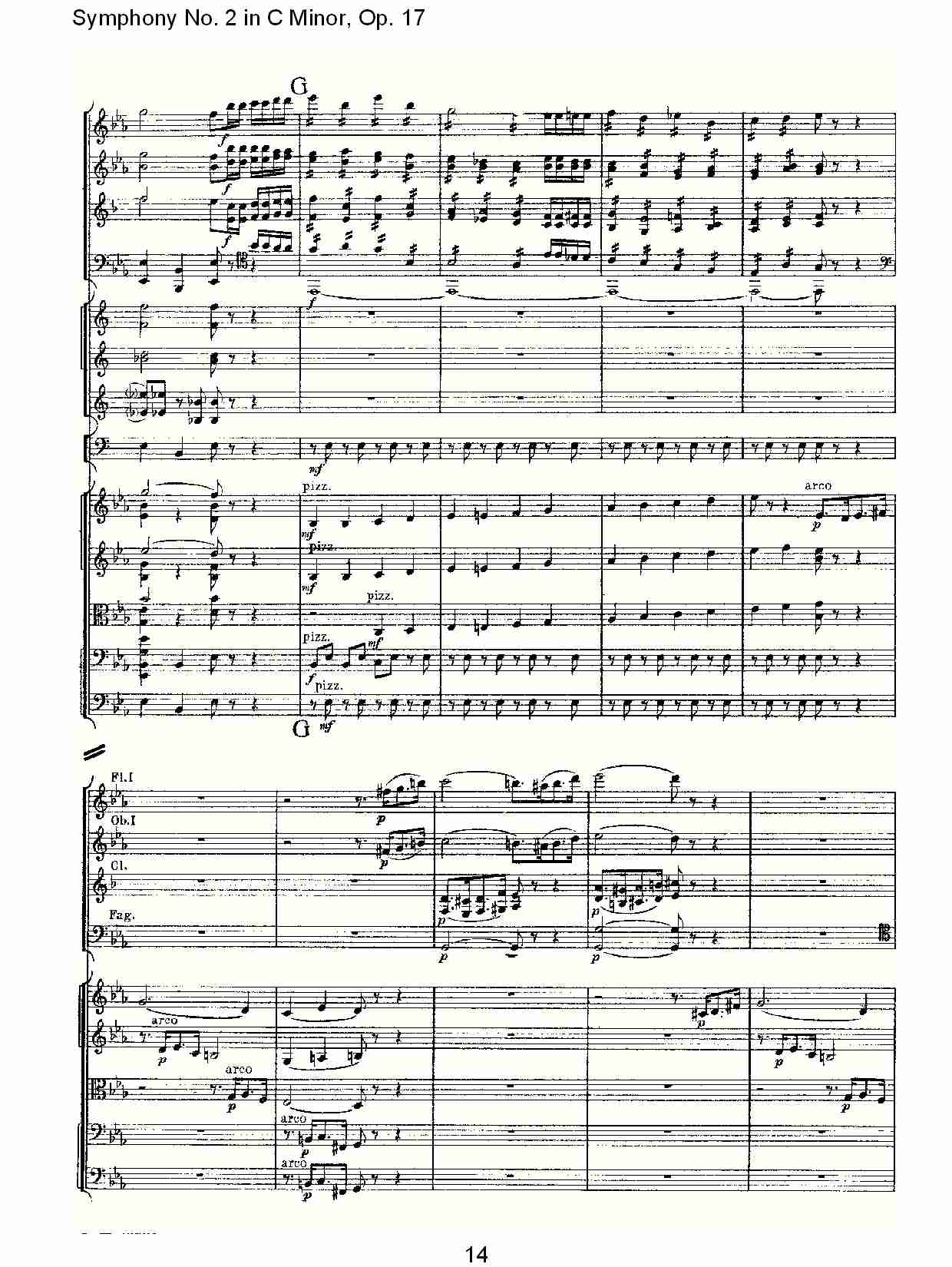 C小调第二交响曲, Op.17第二乐章（三）总谱（图4）