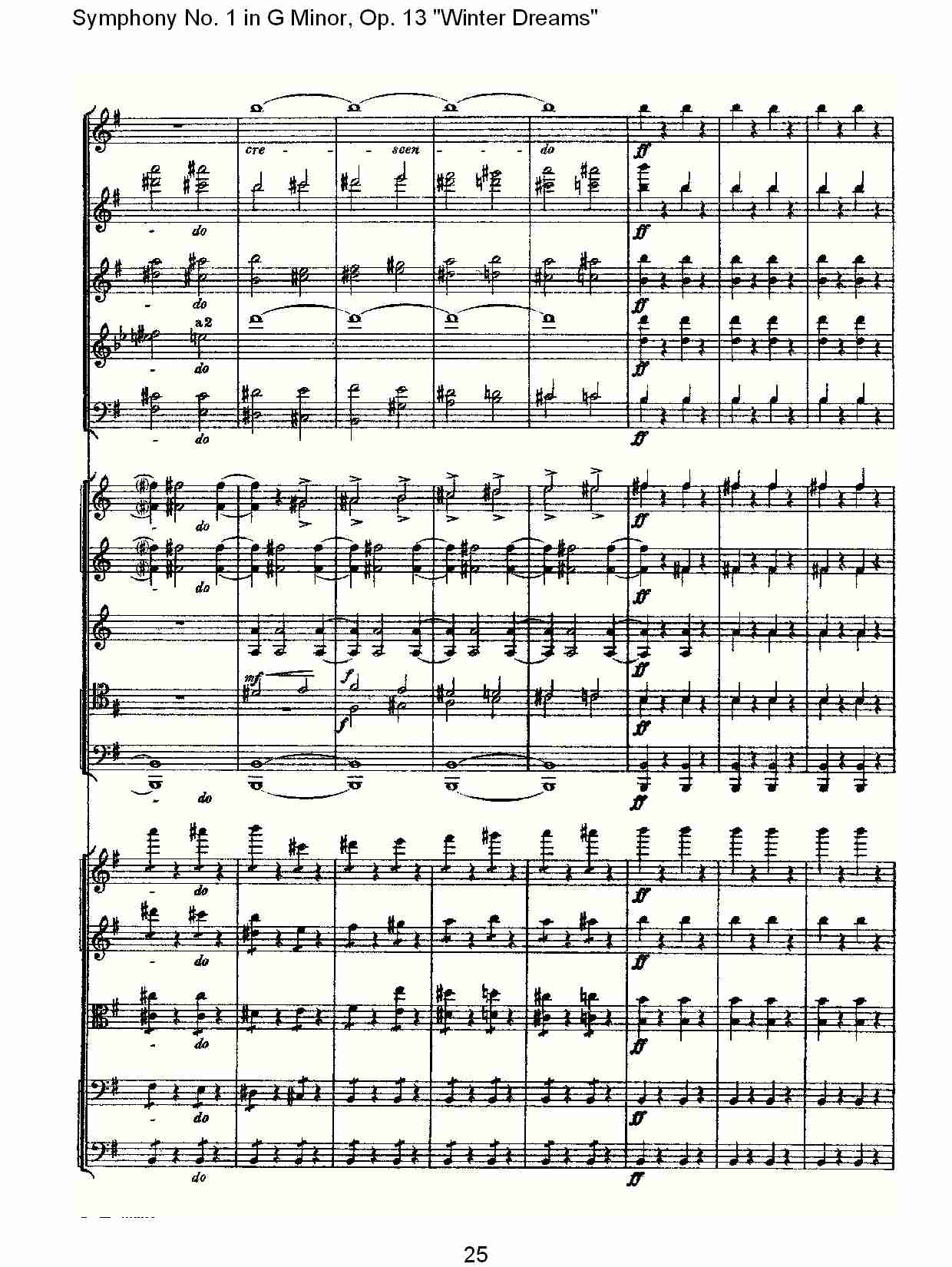G小调第一交响曲,Op.13冬天的梦幻第四乐章（五）总谱（图5）