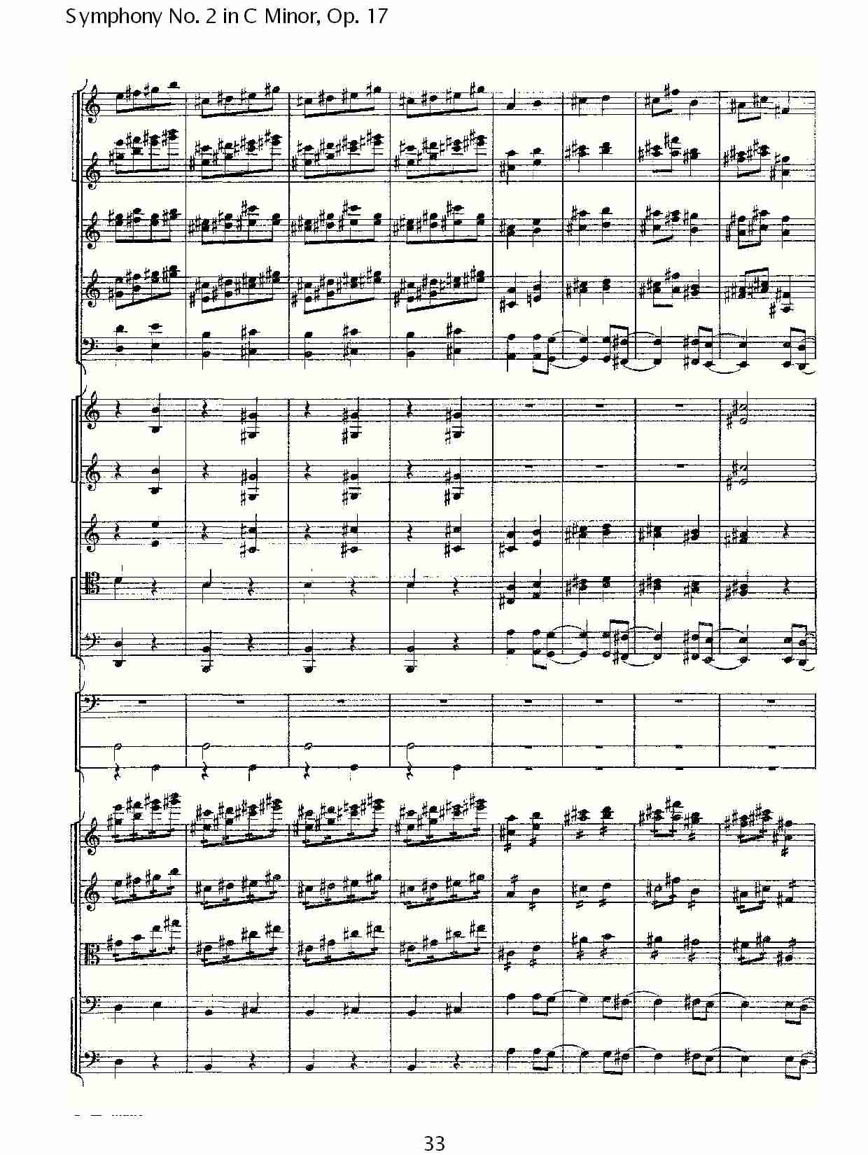 C小调第二交响曲, Op.17第四乐章（七）总谱（图3）