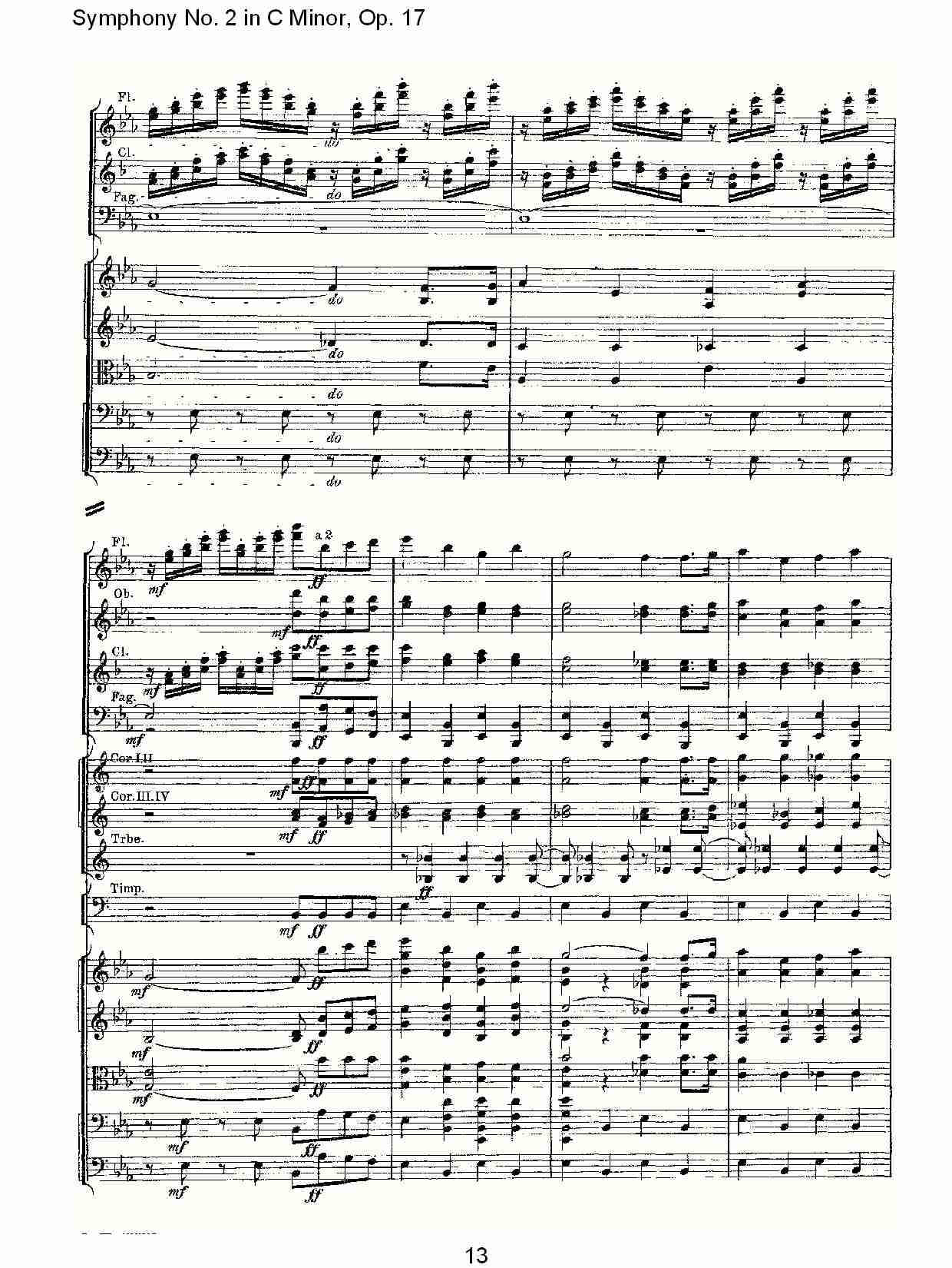C小调第二交响曲, Op.17第二乐章（三）总谱（图3）