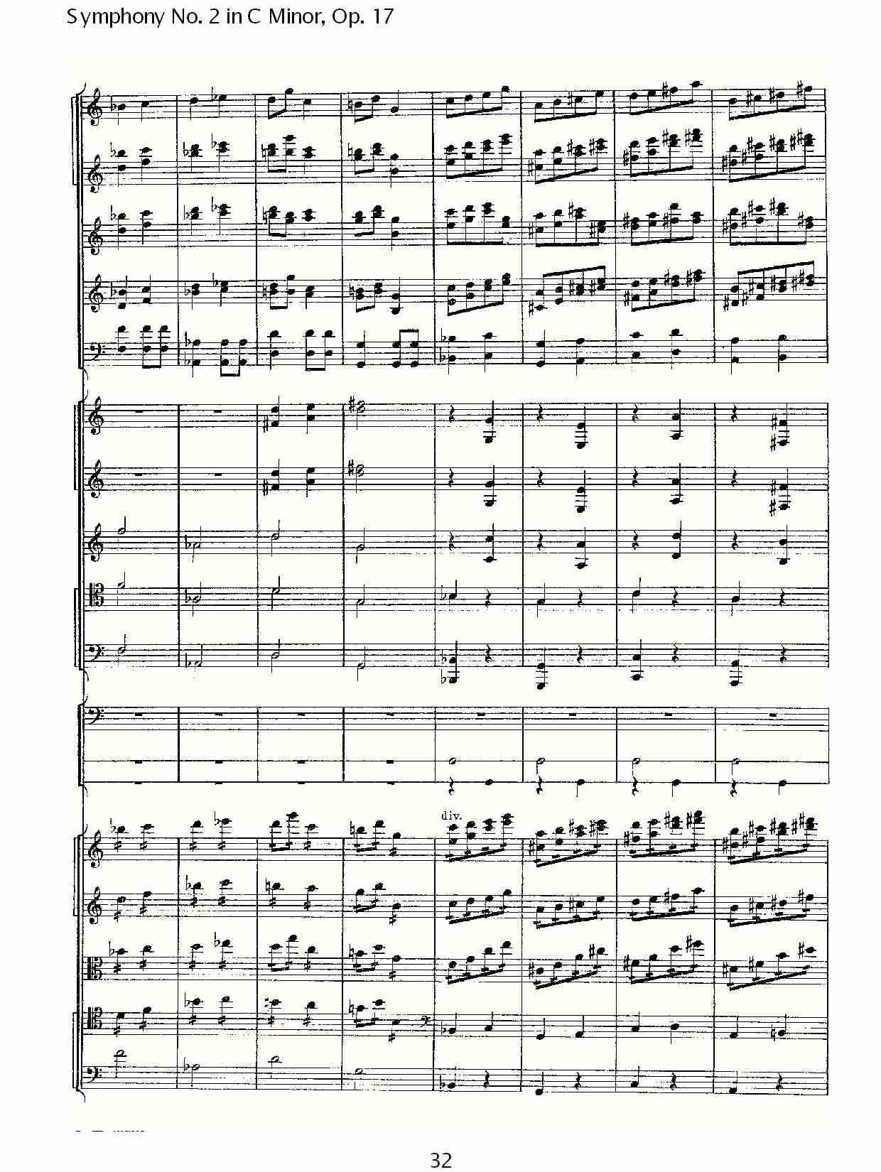 C小调第二交响曲, Op.17第四乐章（七）总谱（图2）