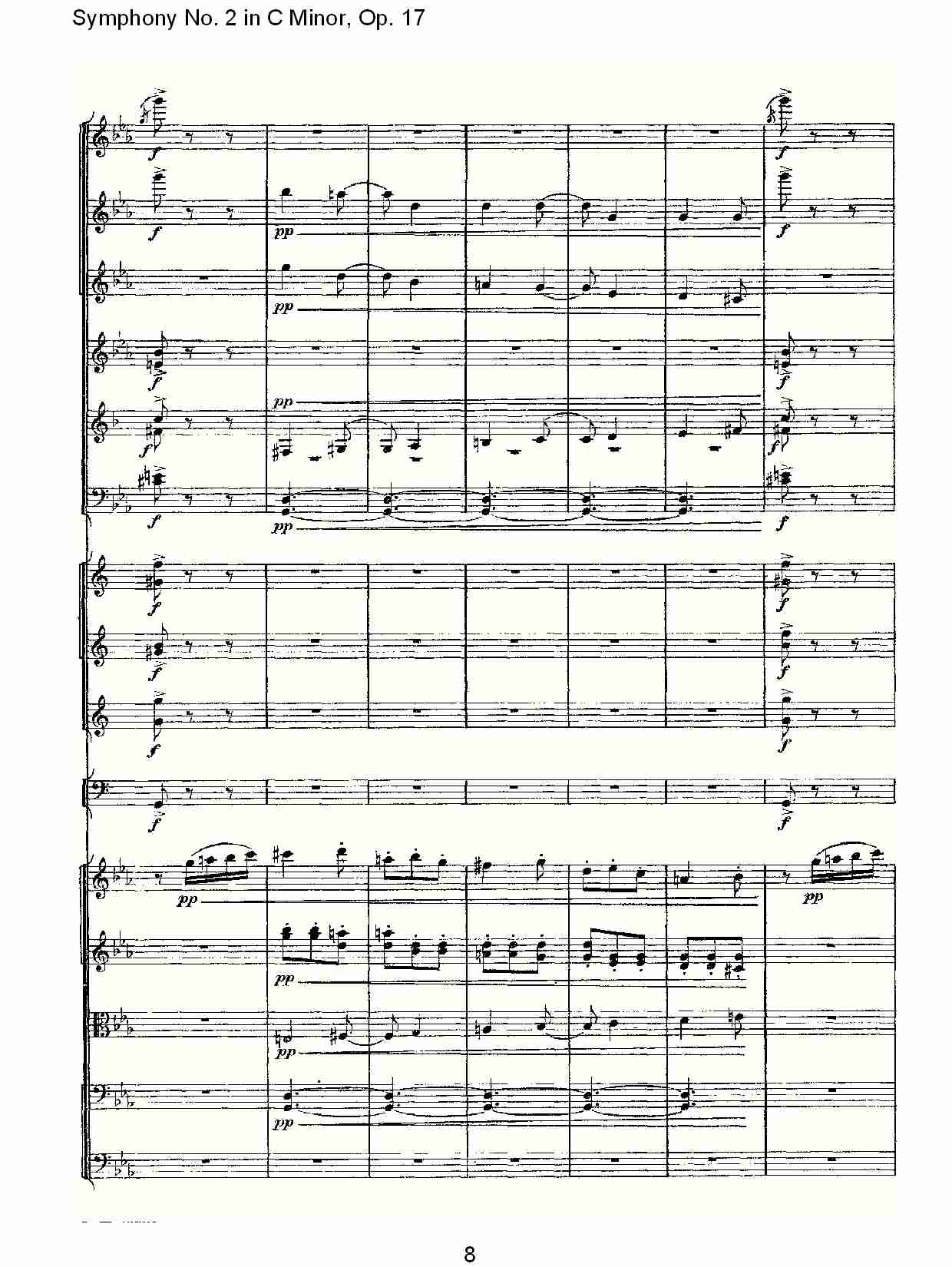 C小调第二交响曲, Op.17第三乐章（二）总谱（图3）