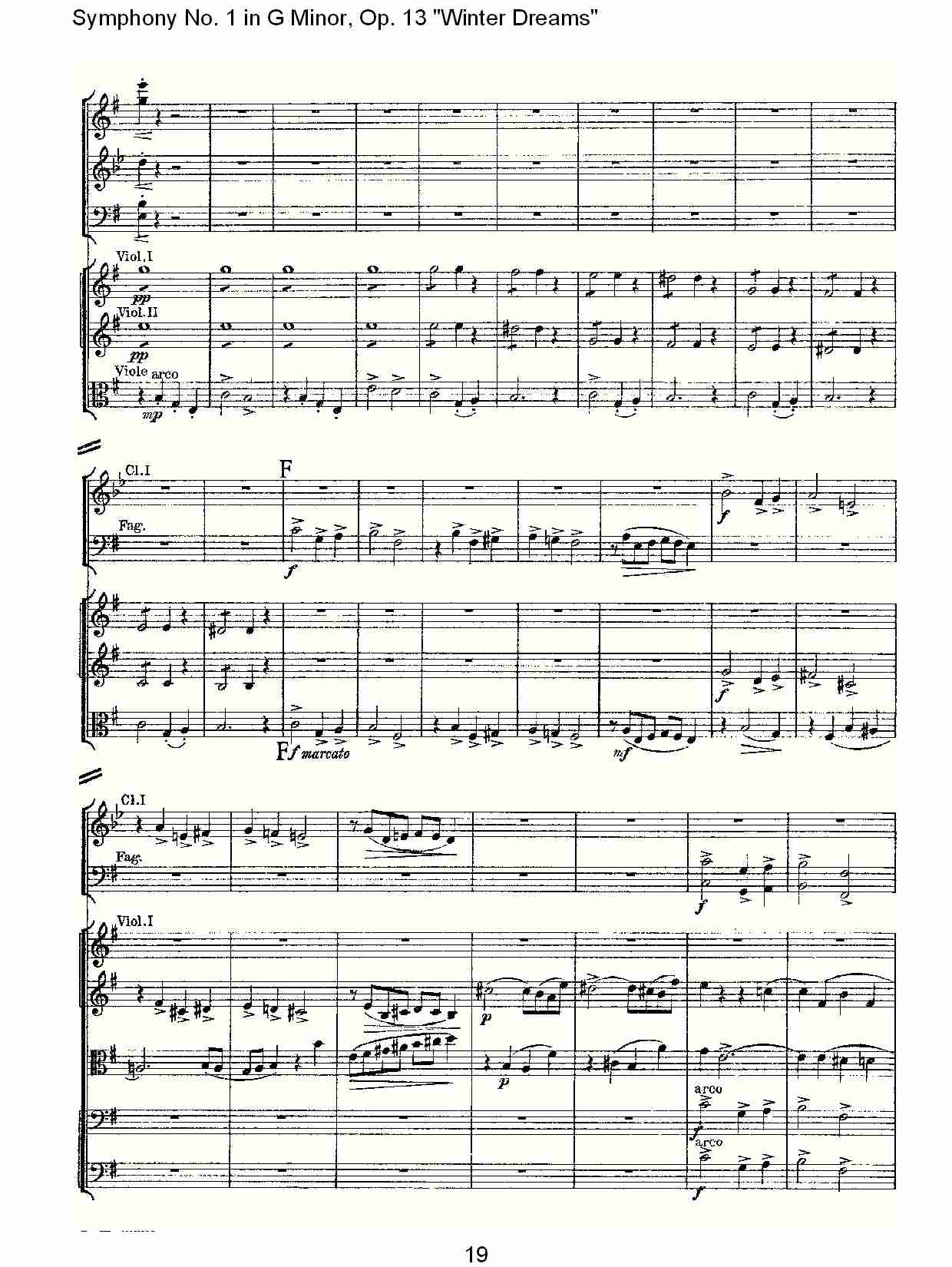 G小调第一交响曲,Op.13冬天的梦幻第四乐章（四）总谱（图4）