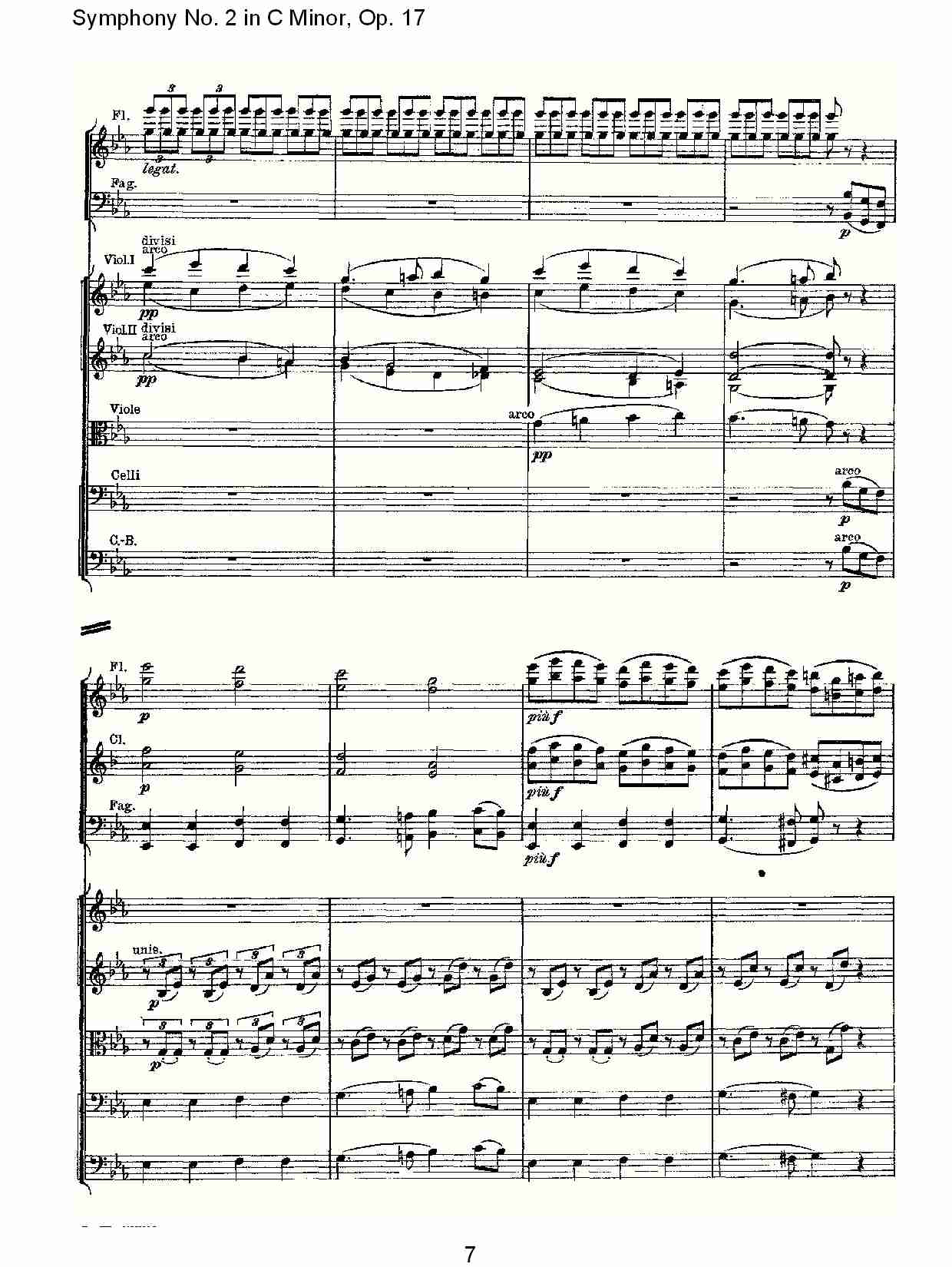 C小调第二交响曲, Op.17第二乐章（二）总谱（图2）