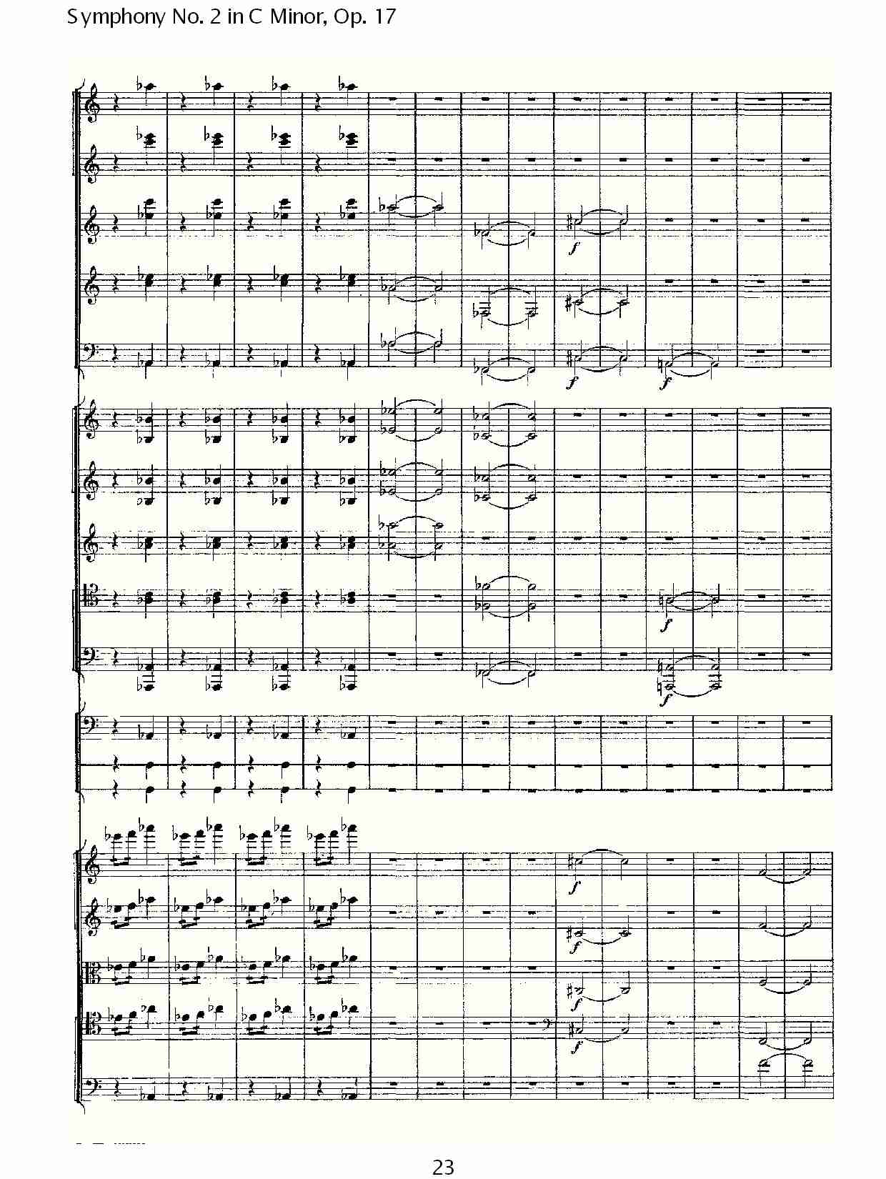C小调第二交响曲, Op.17第四乐章（五）总谱（图3）