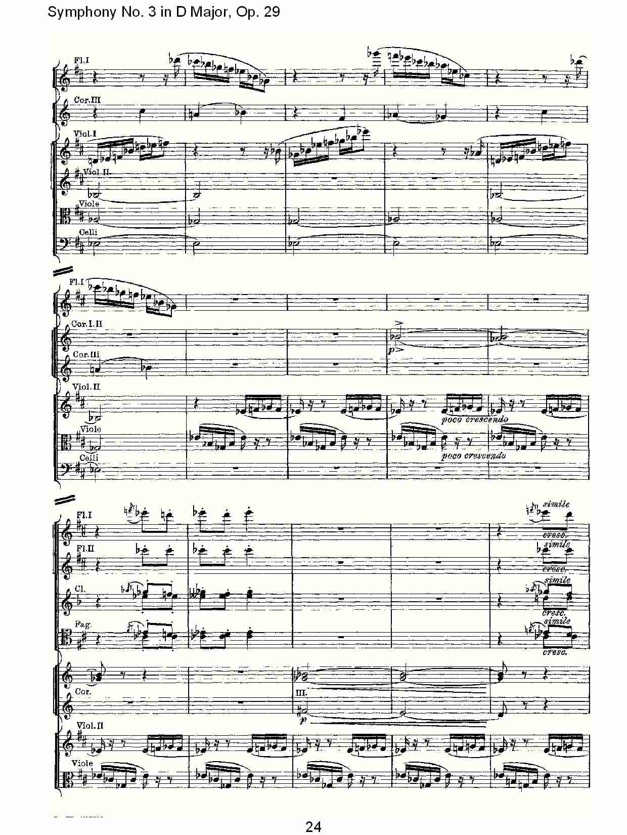 D大调第三交响曲,  Op.29 第四乐章（五）总谱（图4）