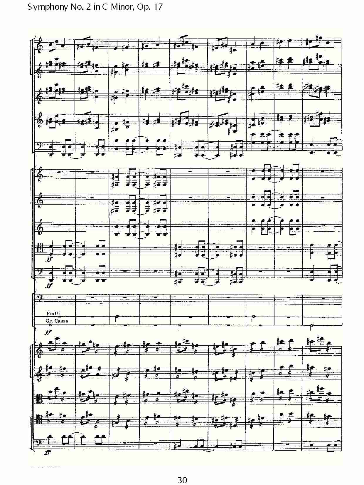 C小调第二交响曲, Op.17第四乐章（六）总谱（图5）