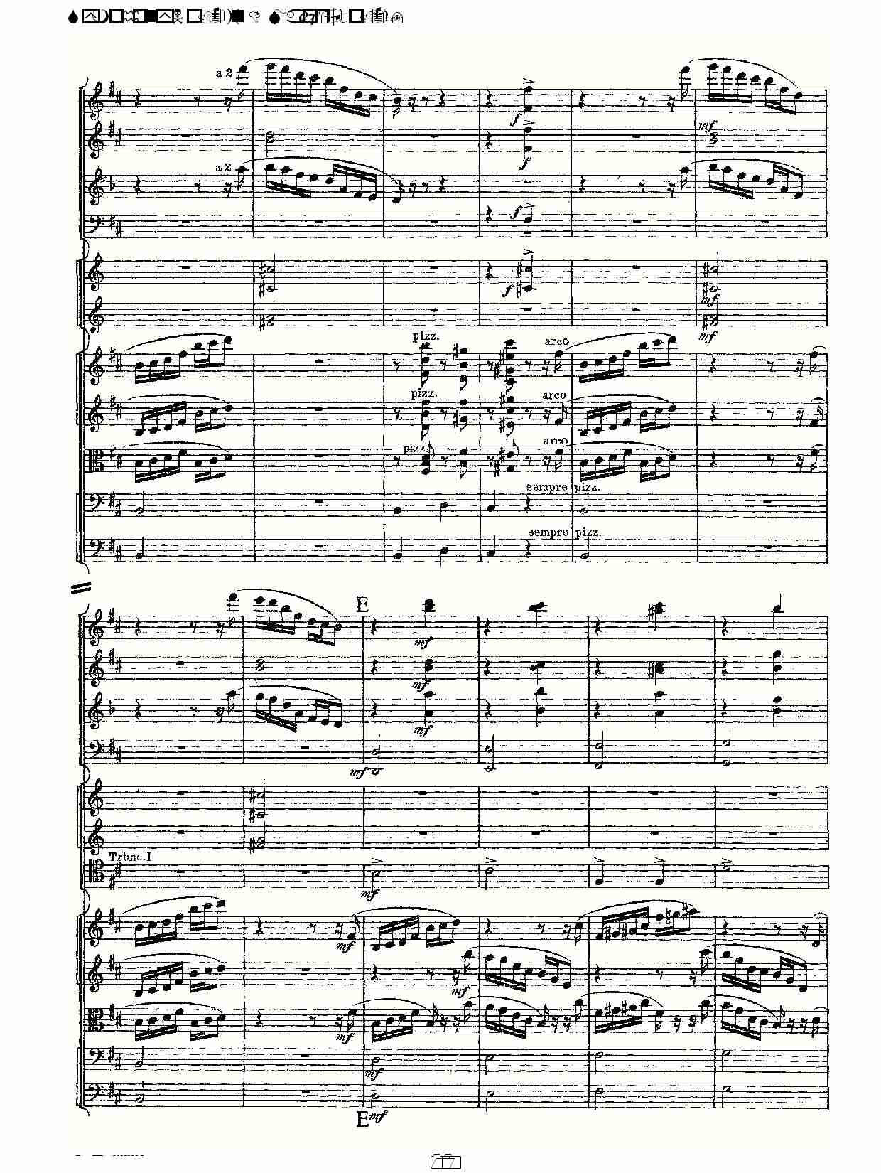 D大调第三交响曲,  Op.29 第四乐章（二）总谱（图5）