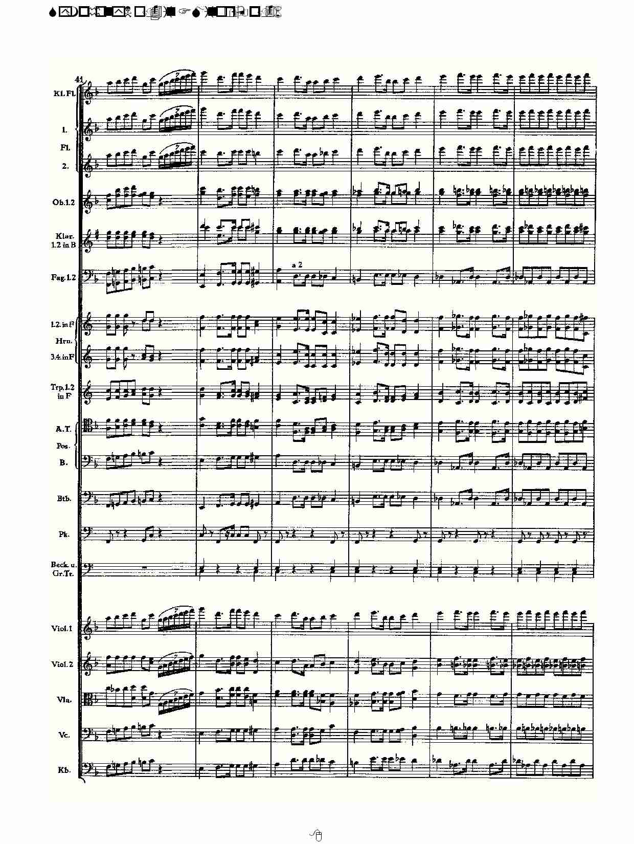 F小调第四交响曲,  Op. 36 第四乐章（二）总谱（图3）