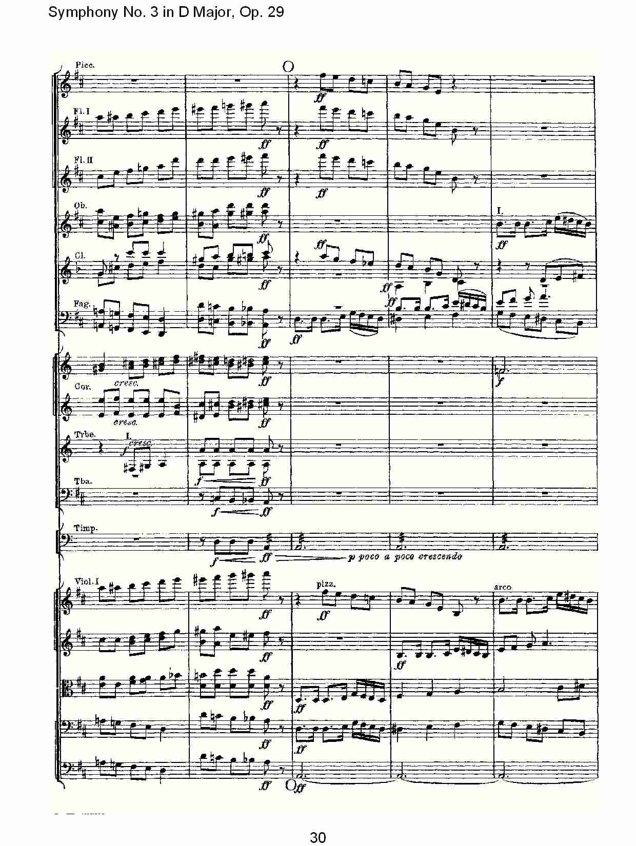 D大调第三交响曲,  Op.29 第五乐章（六）总谱（图5）
