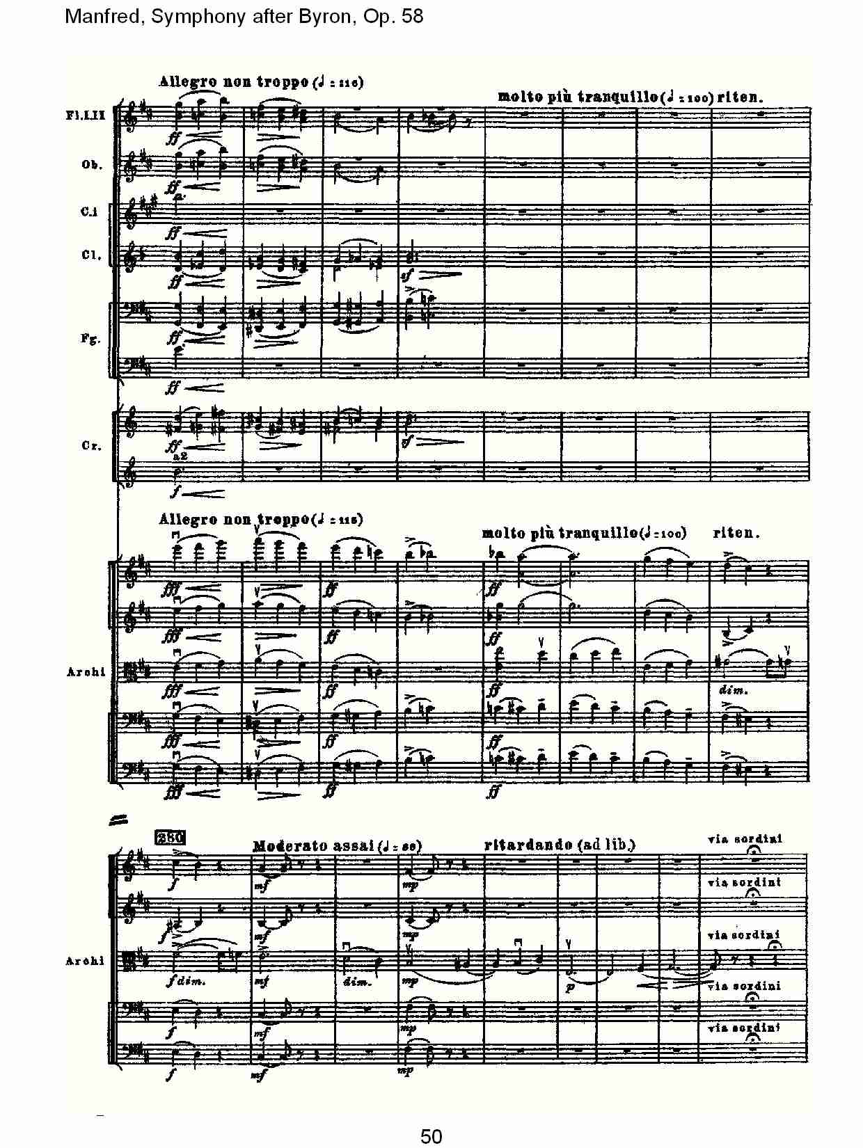 Manfred, Symphony after Byron, Op.58第一乐章（十）总谱（图6）