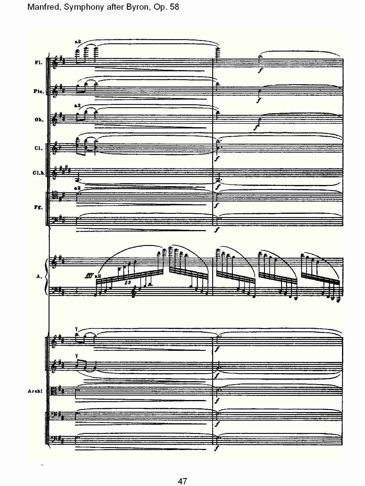Manfred, Symphony after Byron, Op.58第一乐章（十）总谱（图3）