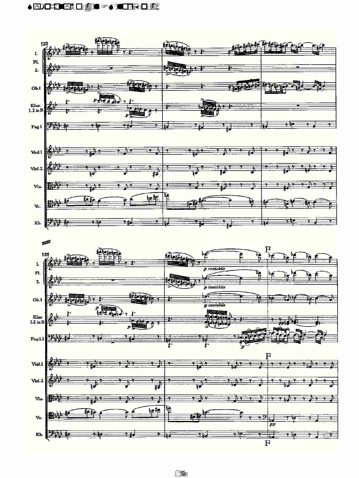F小调第四交响曲,  Op. 36 第一乐章（四）总谱（图2）