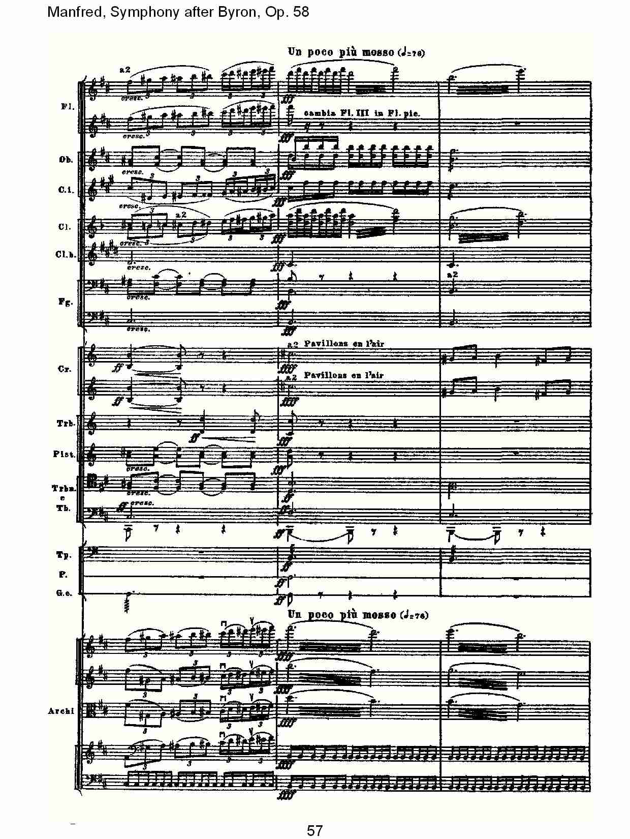 Manfred, Symphony after Byron, Op.58第一乐章（十二）总谱（图2）