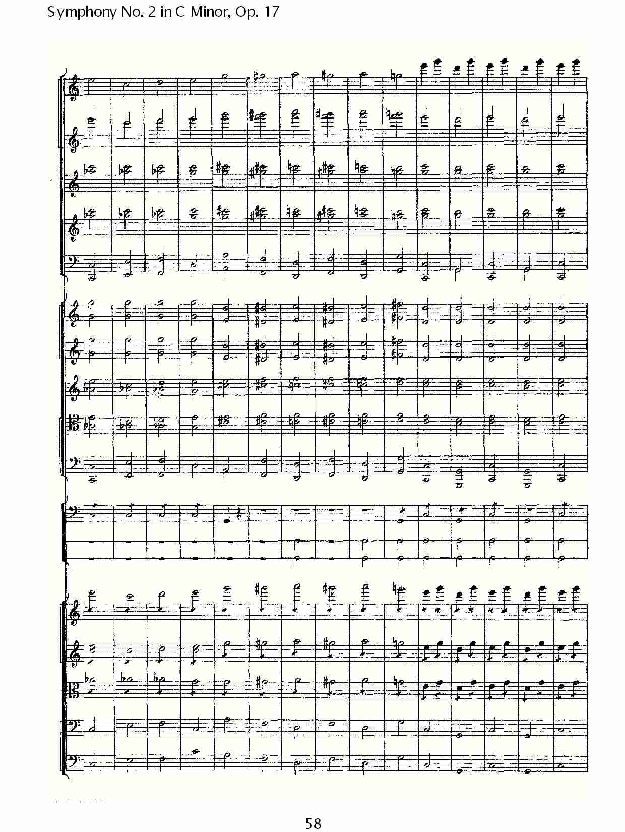C小调第二交响曲, Op.17第四乐章（十二）总谱（图3）