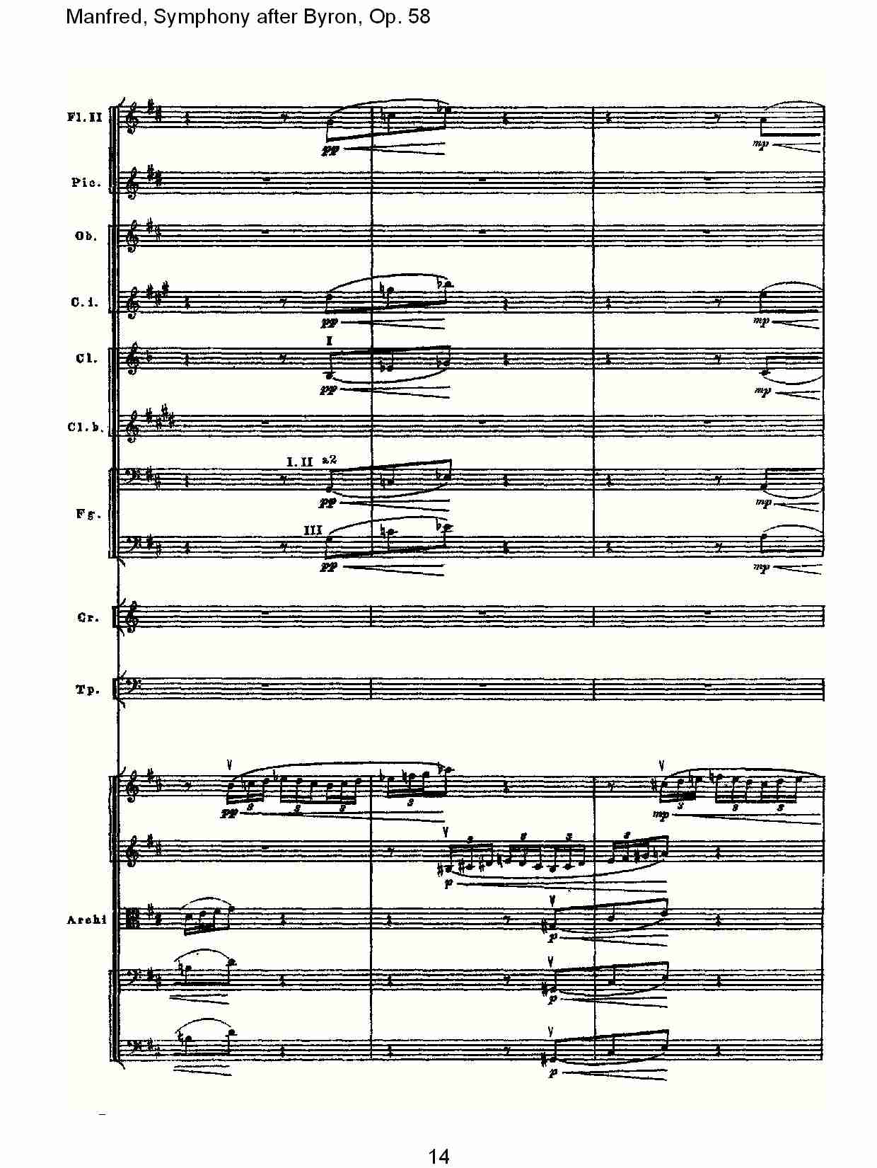 Manfred, Symphony after Byron, Op.58第二乐章（三）总谱（图5）