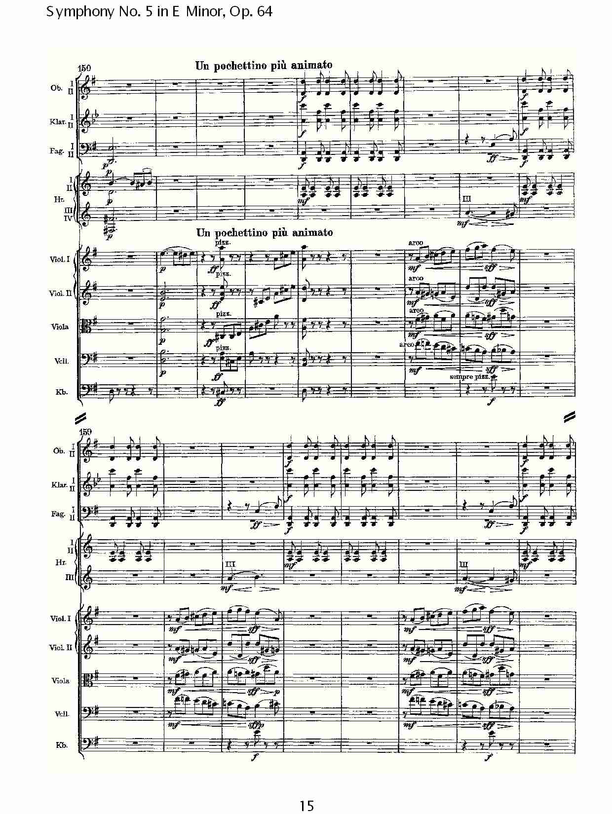 E小调第五交响曲,  Op.64第一乐章（三）总谱（图5）