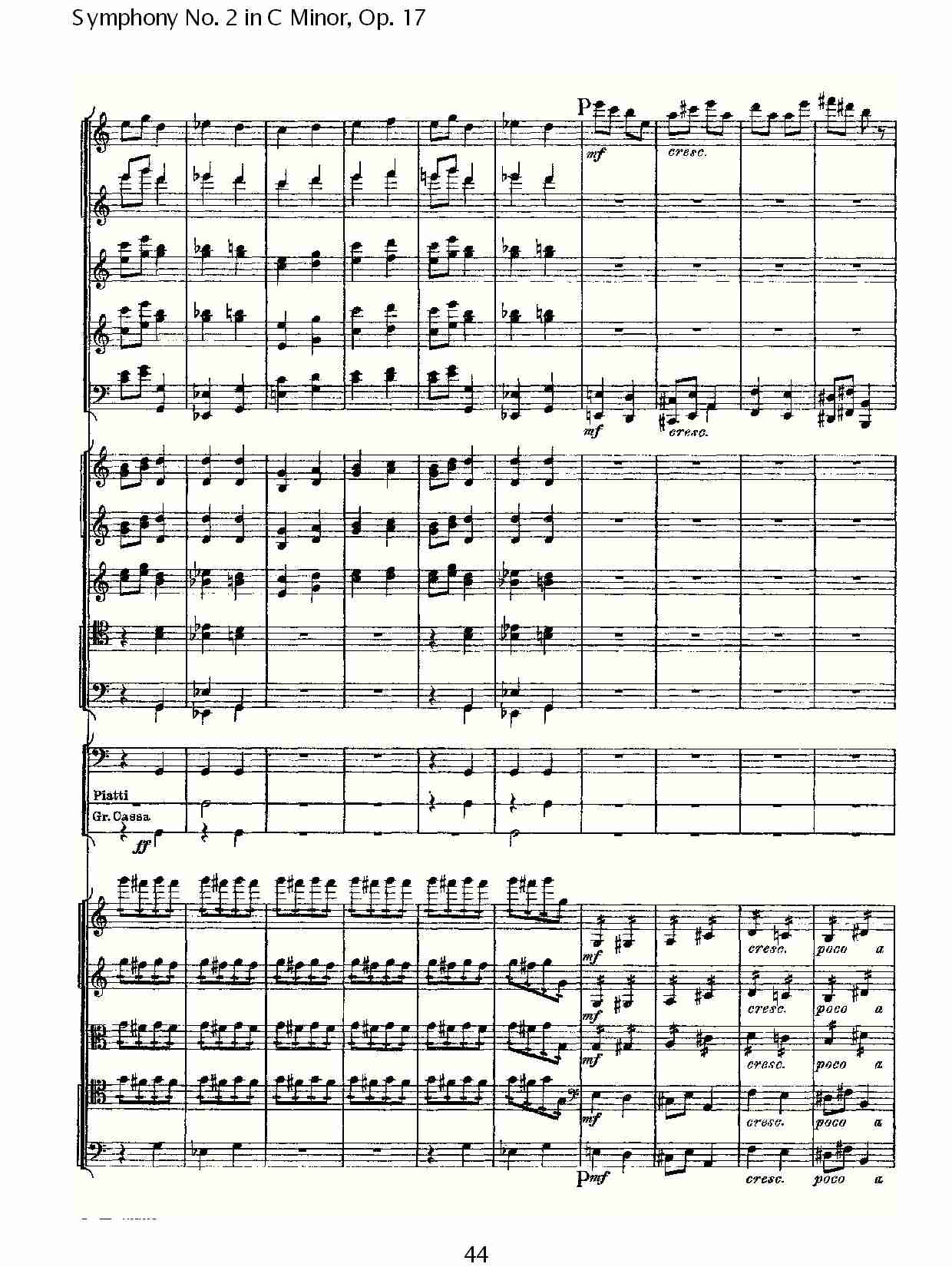 C小调第二交响曲, Op.17第四乐章（九）总谱（图4）