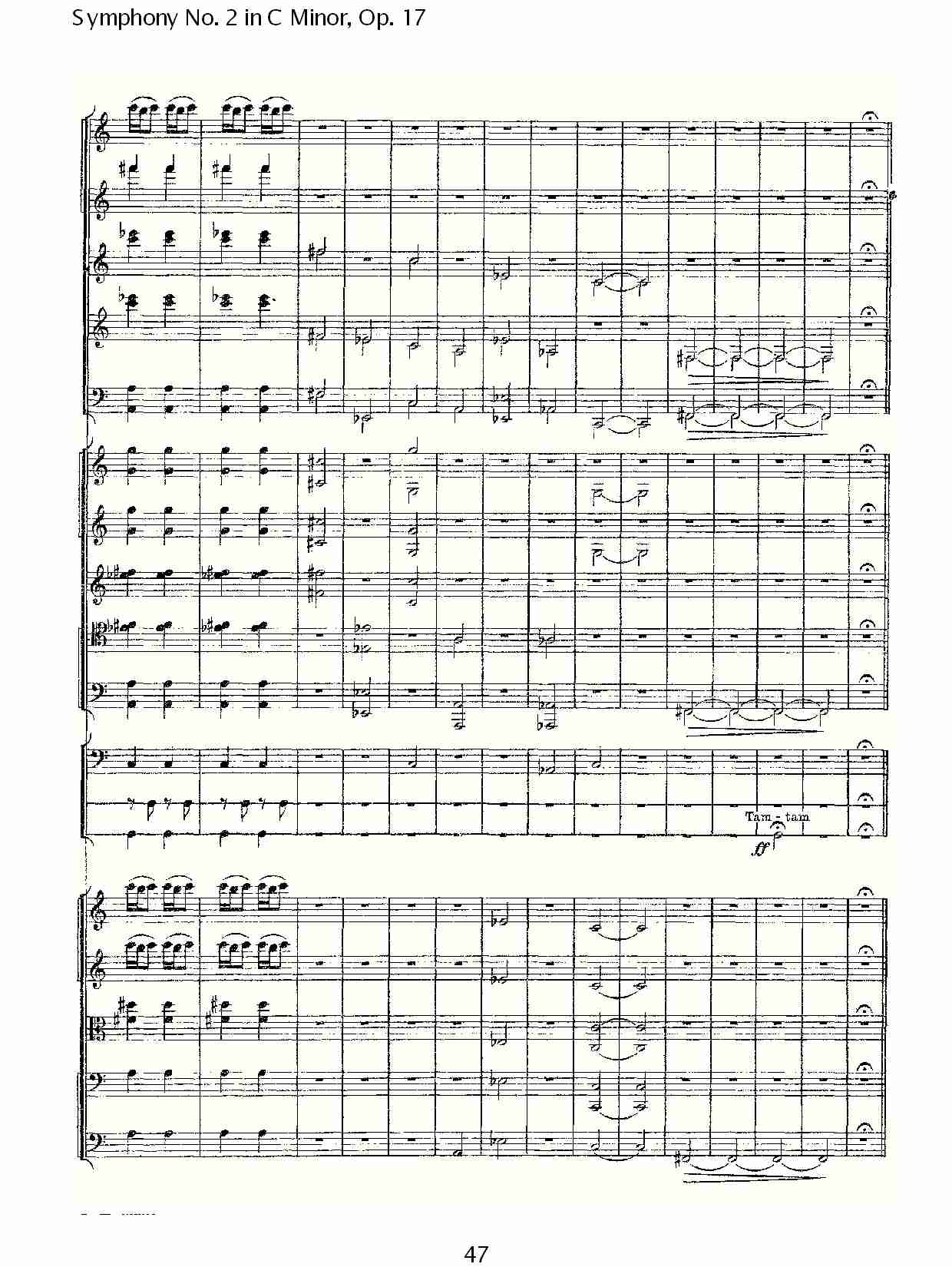 C小调第二交响曲, Op.17第四乐章（十）总谱（图2）