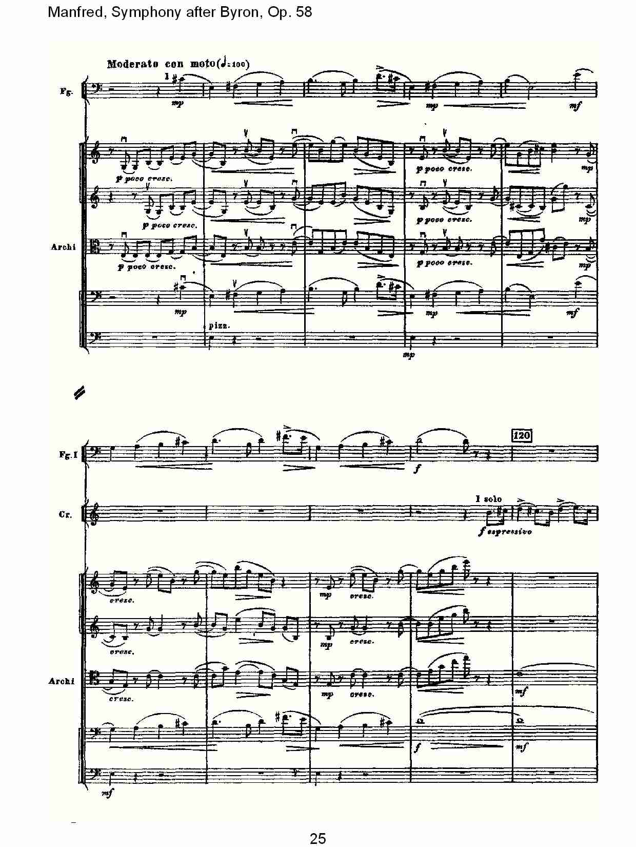 Manfred, Symphony after Byron, Op.58第一乐章（五）总谱（图5）