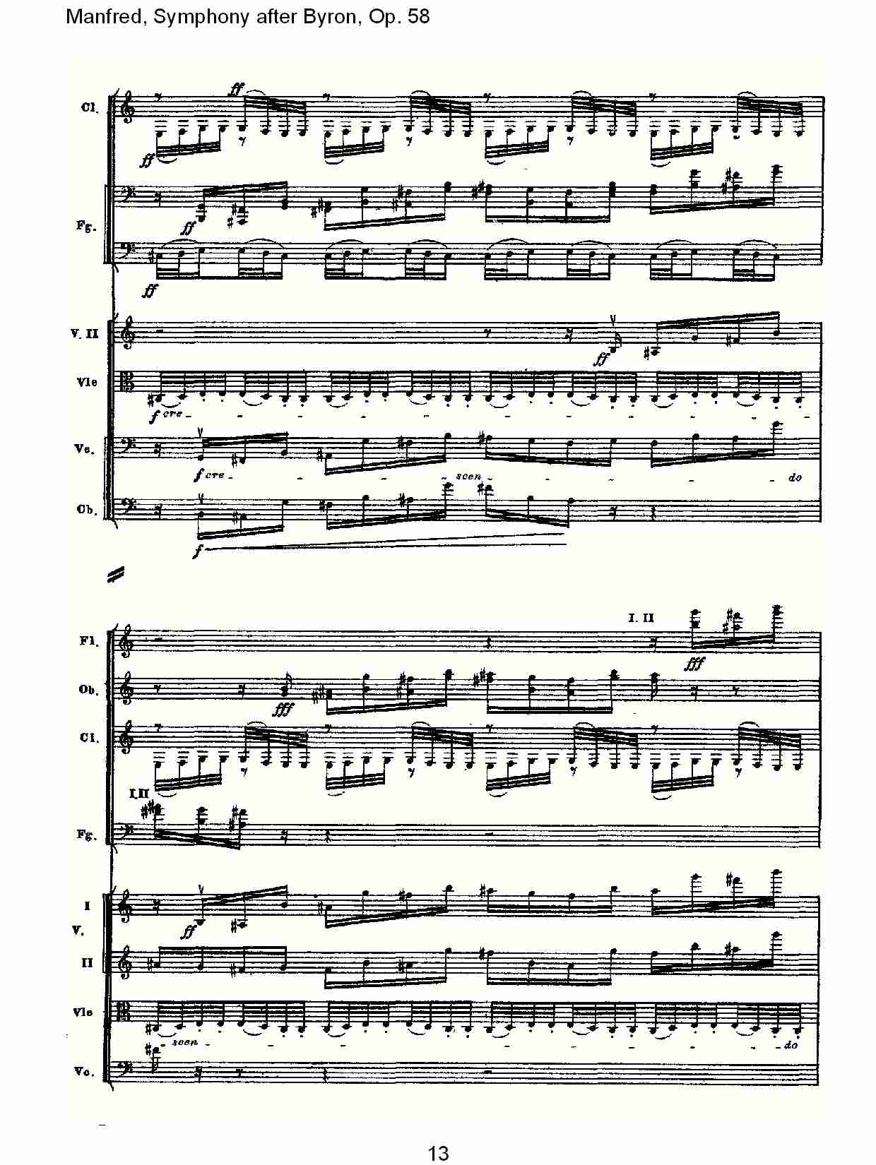 Manfred, Symphony after Byron, Op.58第一乐章（三）总谱（图3）