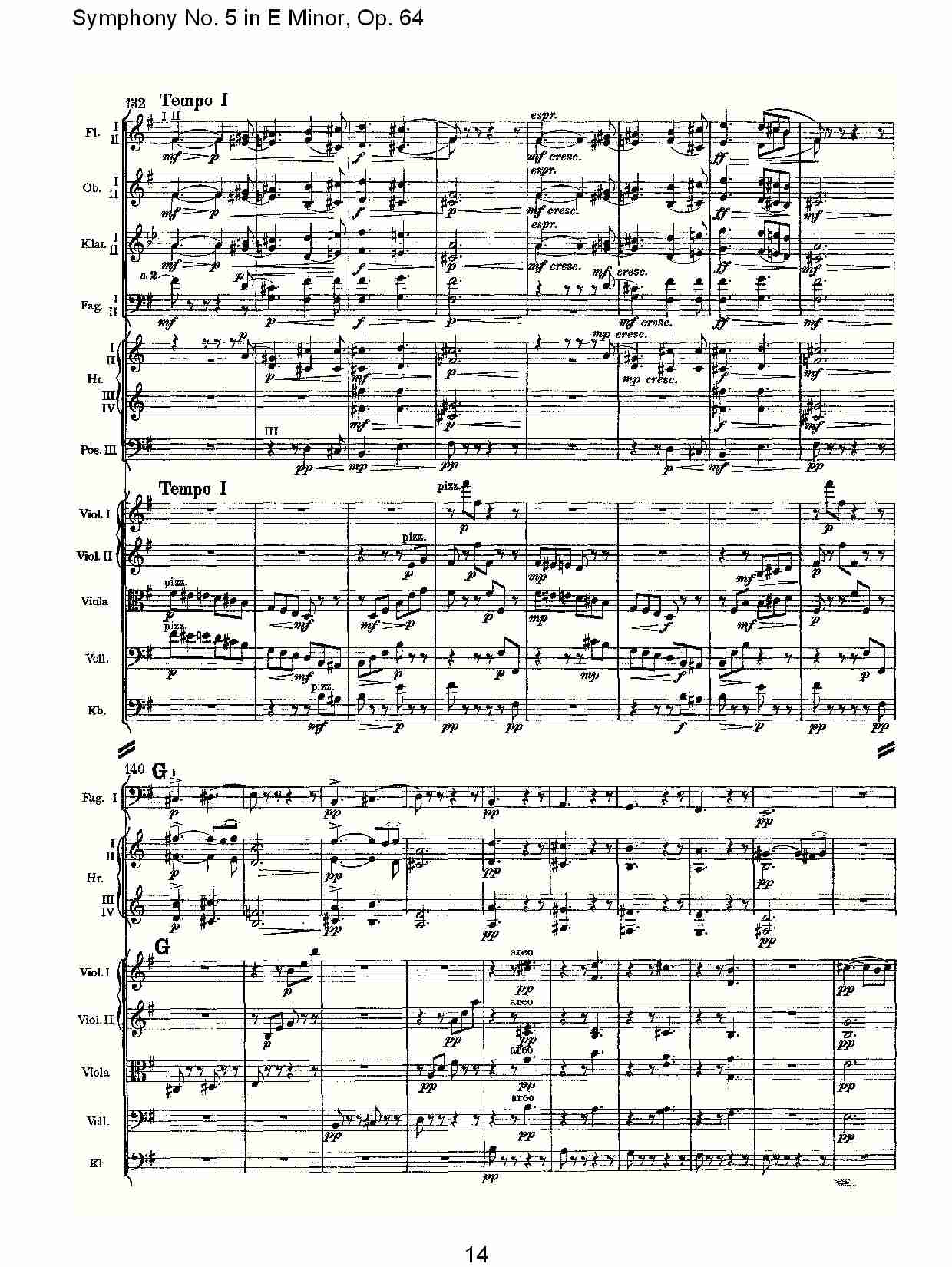 E小调第五交响曲,  Op.64第一乐章（三）总谱（图4）