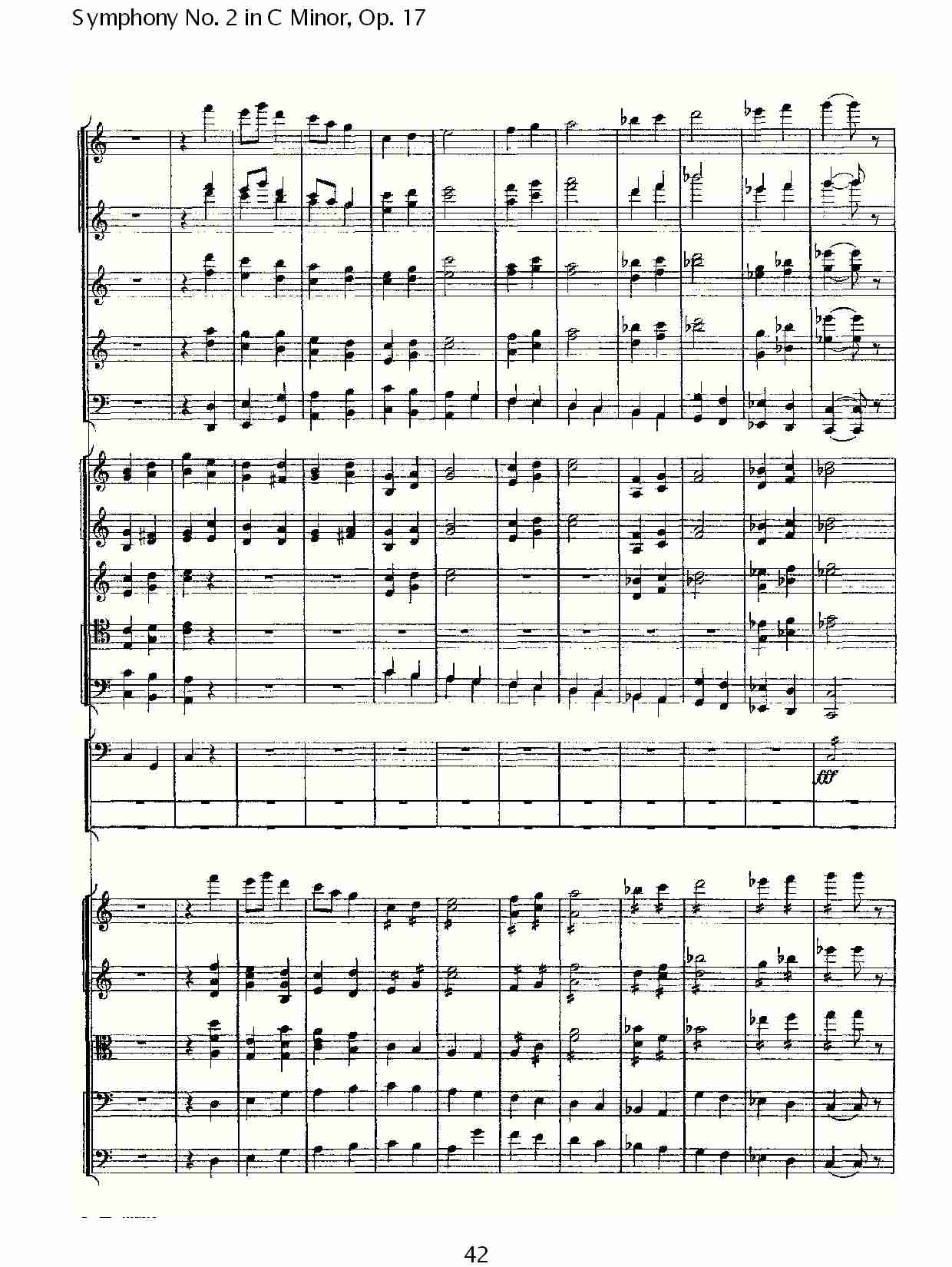 C小调第二交响曲, Op.17第四乐章（九）总谱（图2）