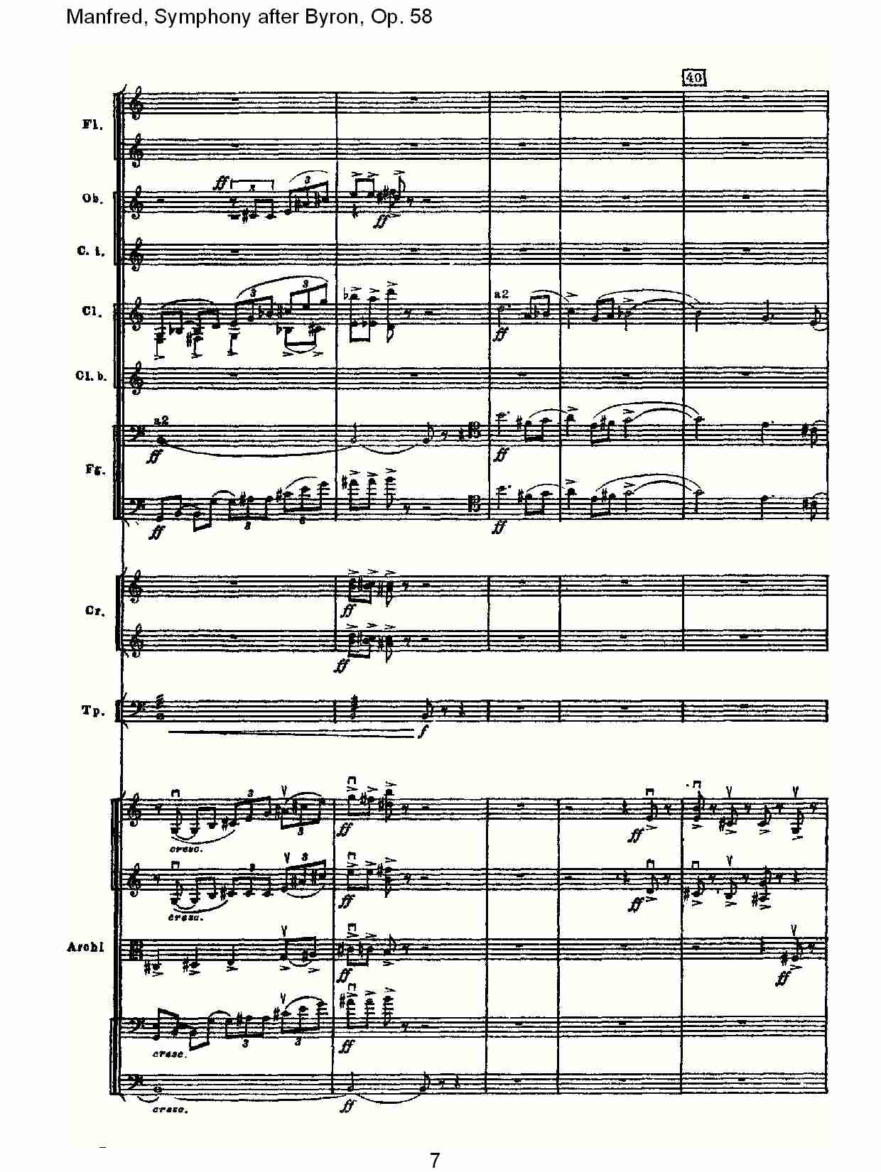 Manfred, Symphony after Byron, Op.58第一乐章（二）总谱（图2）
