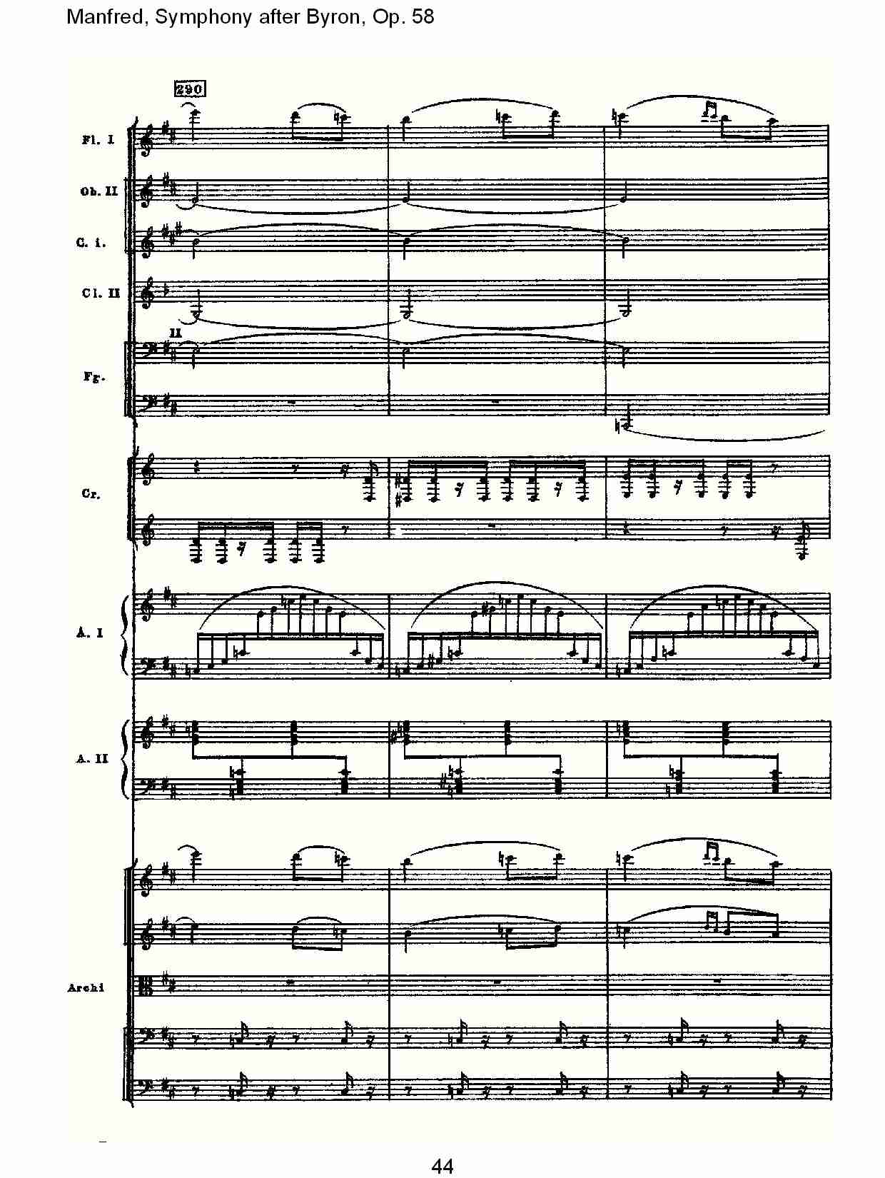 Manfred, Symphony after Byron, Op.58第二乐章（九）总谱（图4）