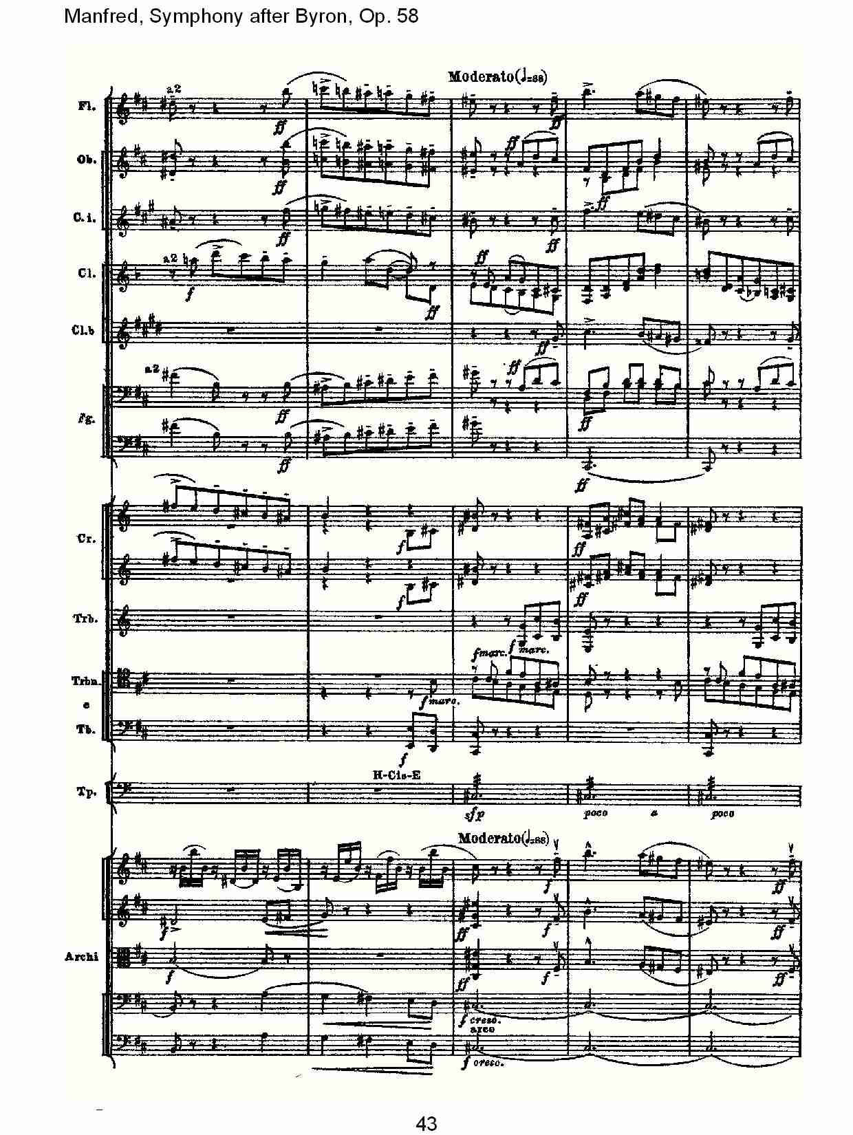 Manfred, Symphony after Byron, Op.58第一乐章（九）总谱（图3）