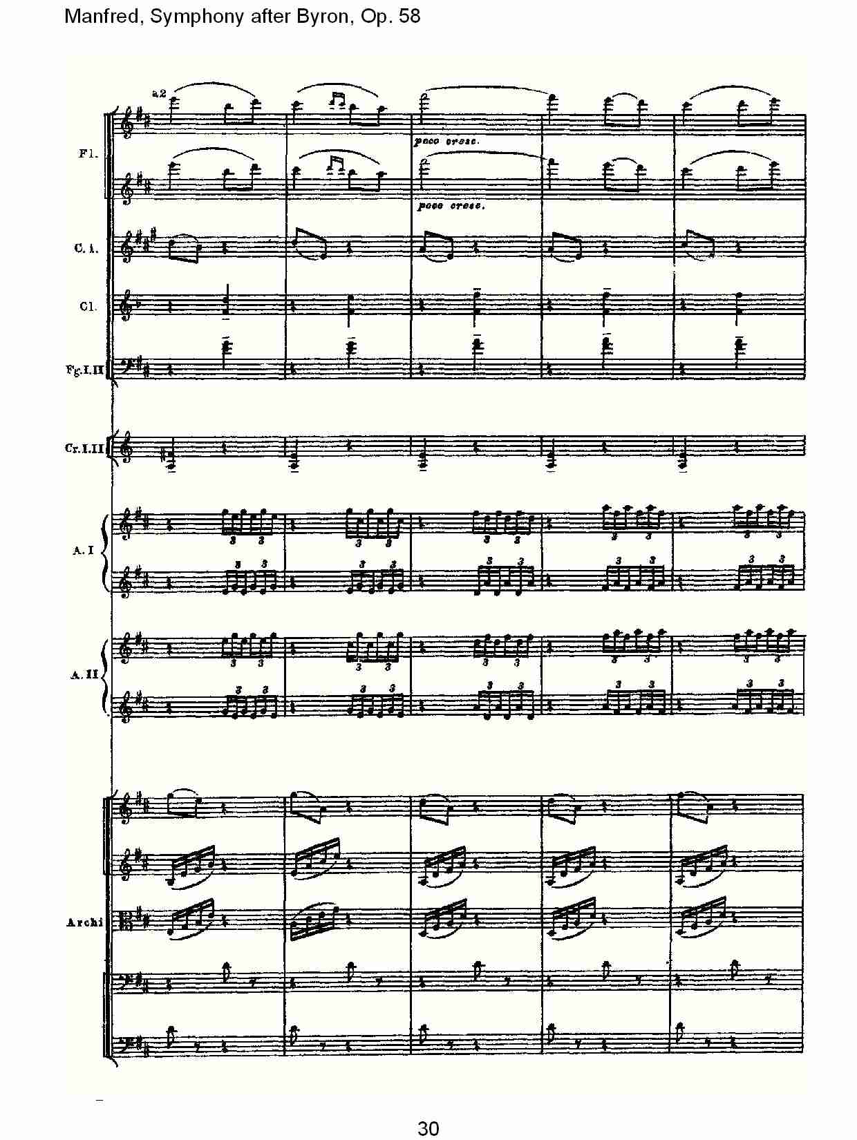 Manfred, Symphony after Byron, Op.58第二乐章（六）总谱（图5）