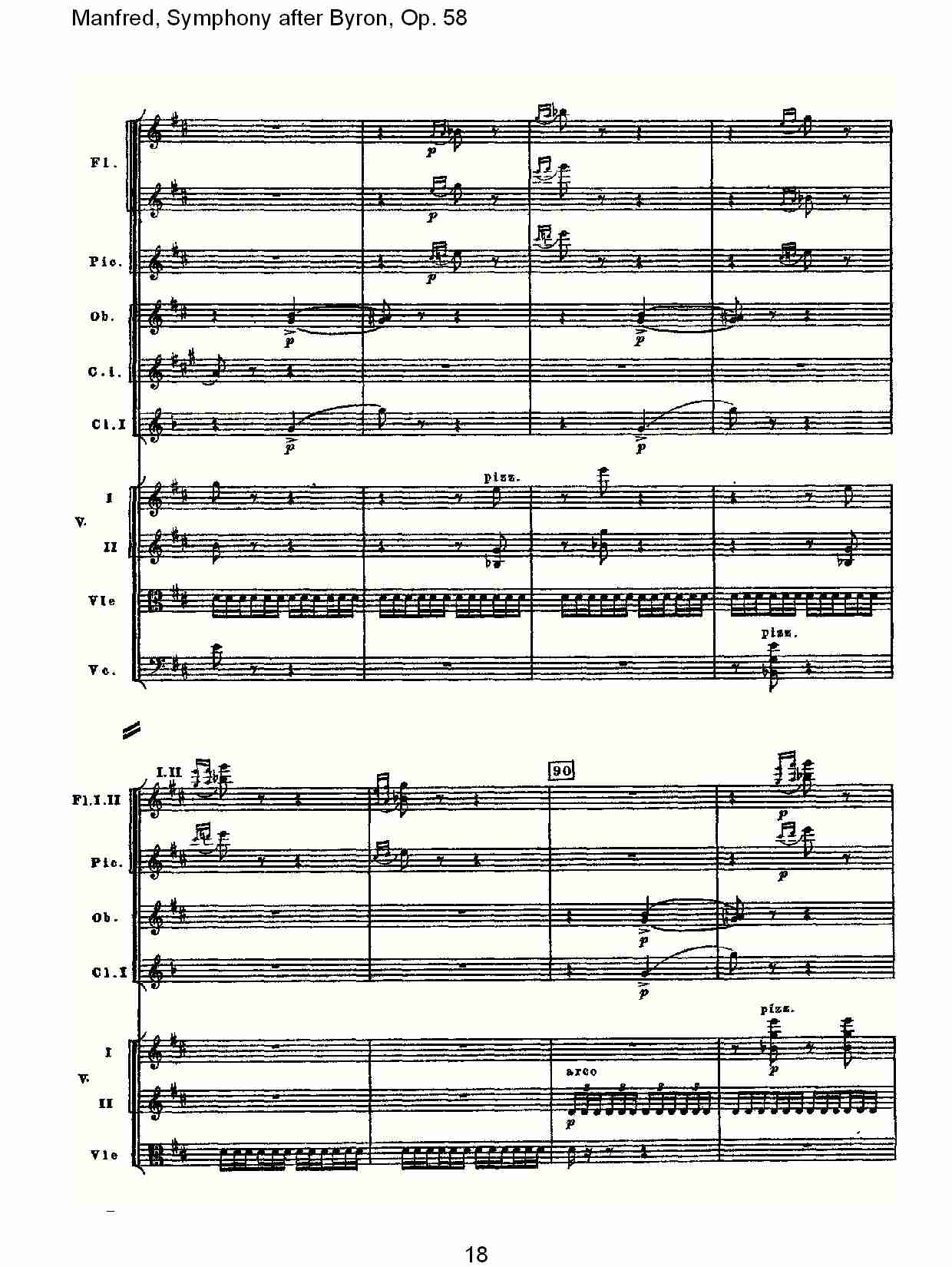 Manfred, Symphony after Byron, Op.58第二乐章（四）总谱（图3）